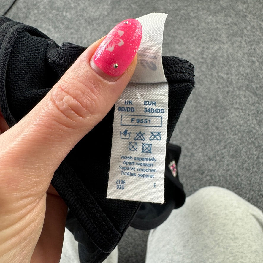 Y2K vintage rhinestone bikini top