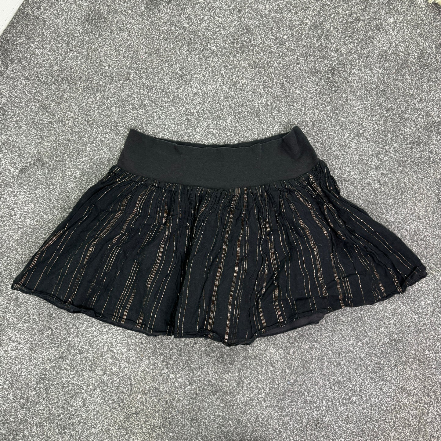 Y2K vintage stretchy waistband pinstripe mini skirt