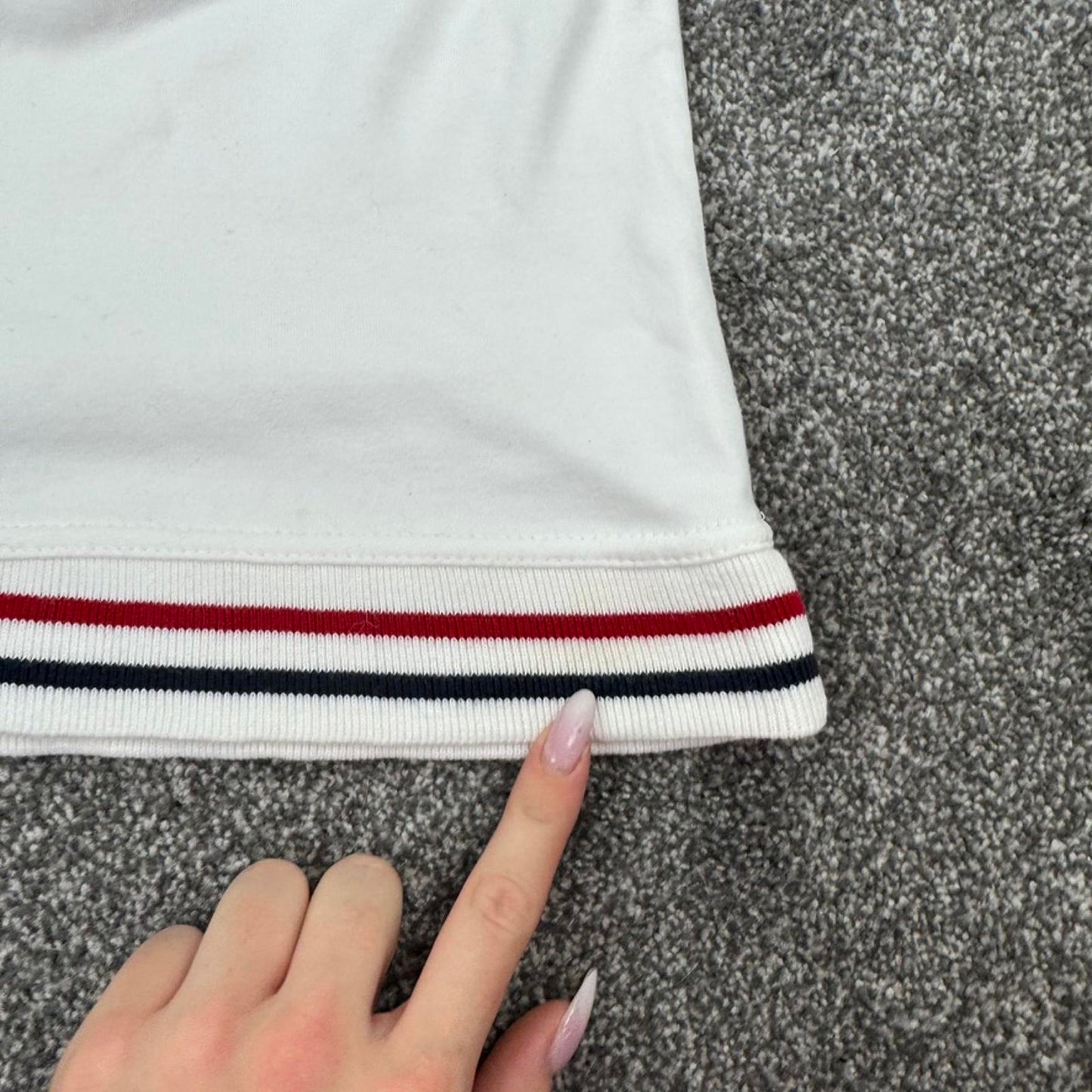 Y2K vintage football England halter neck top graphic print stretch waistband