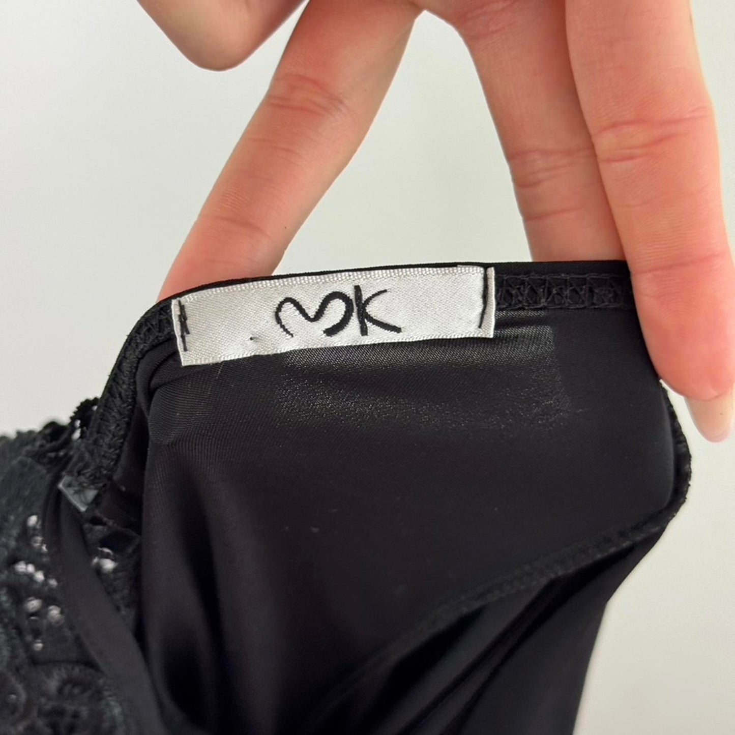 Y2K vintage slinky lace cowl neck tank top racerback stretchy fitted clubbing