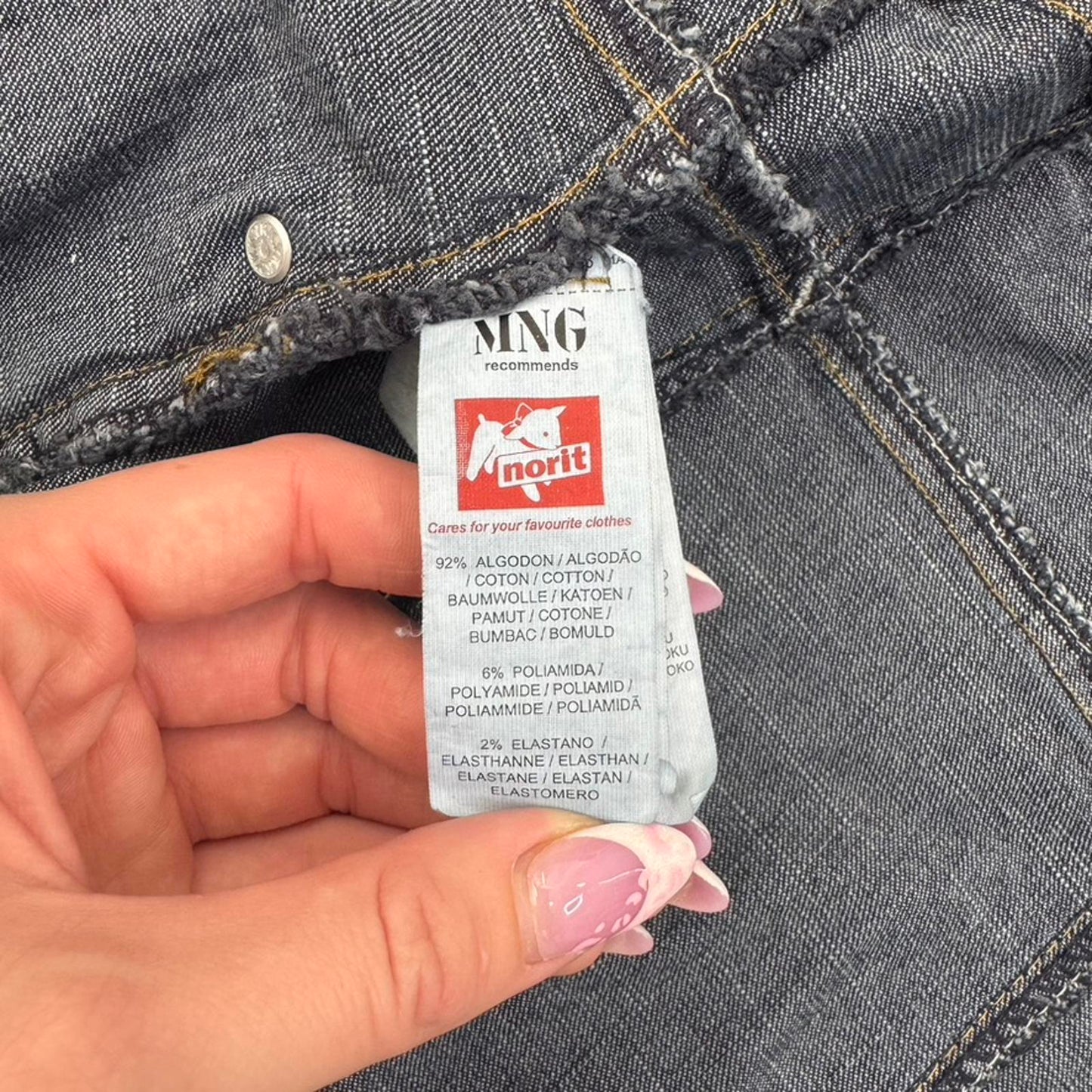 Y2K vintage fitted stretchy denim jacket button up faded wash buttons blazer