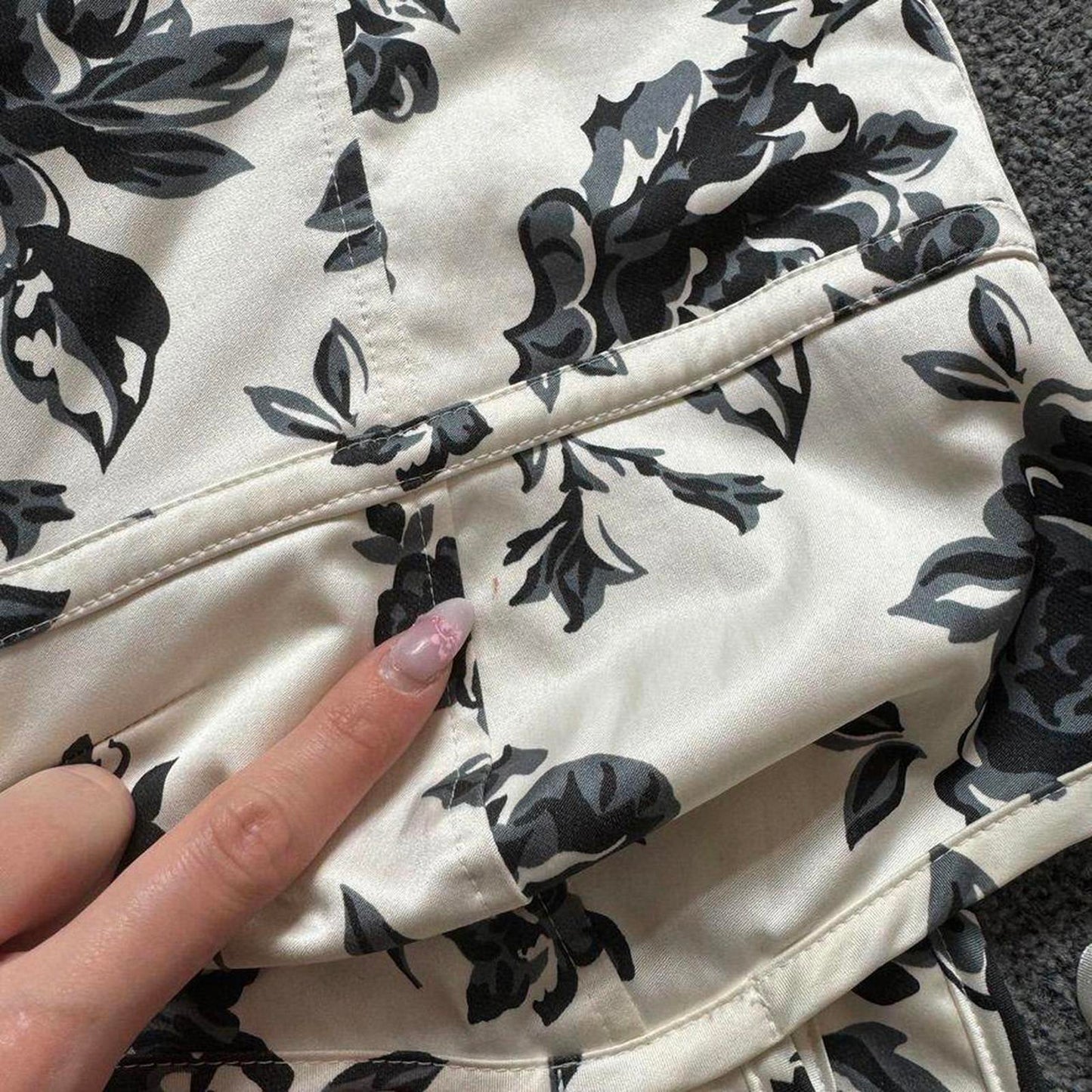 Y2K vintage rose lace up midi dress floral black white monochrome occasion