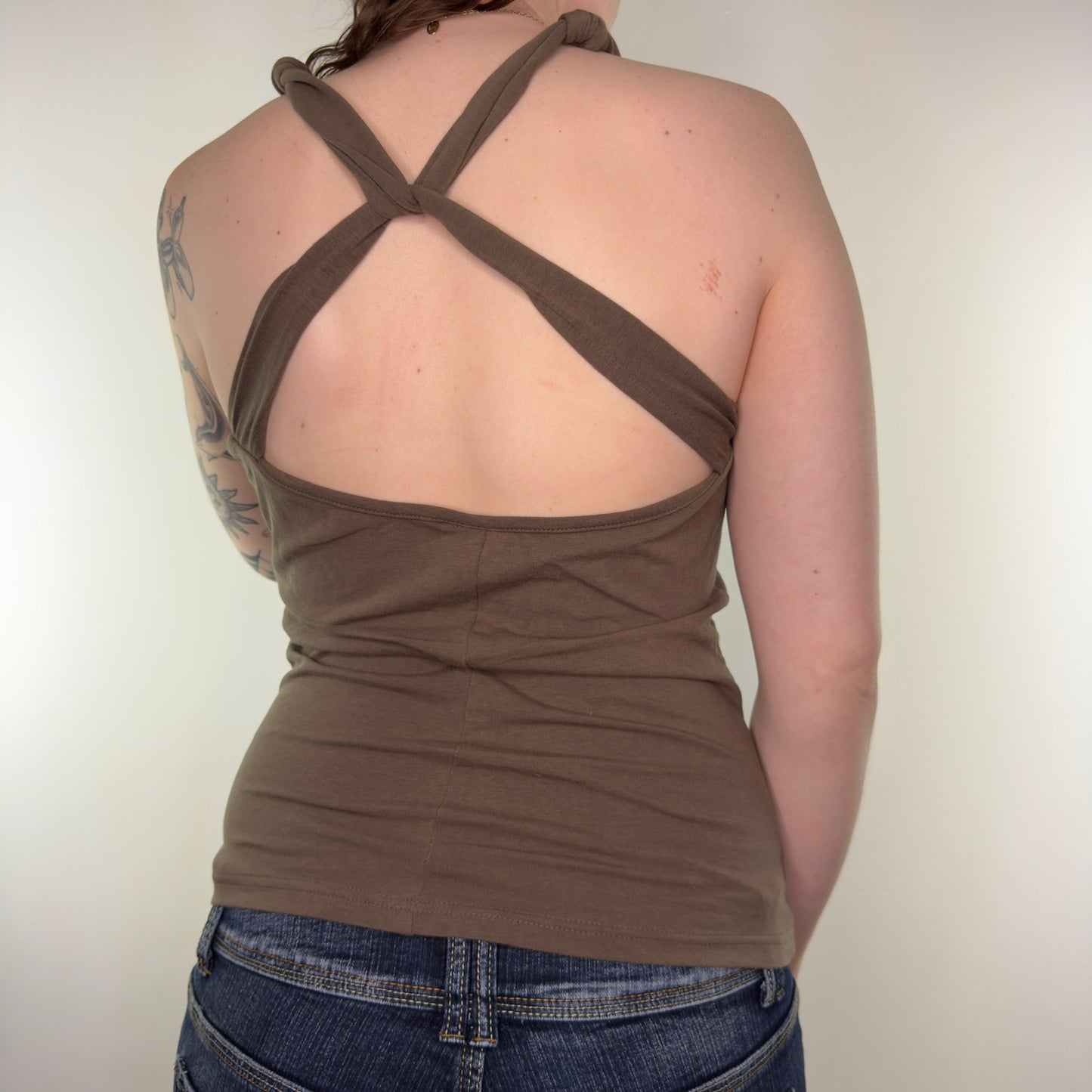 Y2K vintage halter neck top