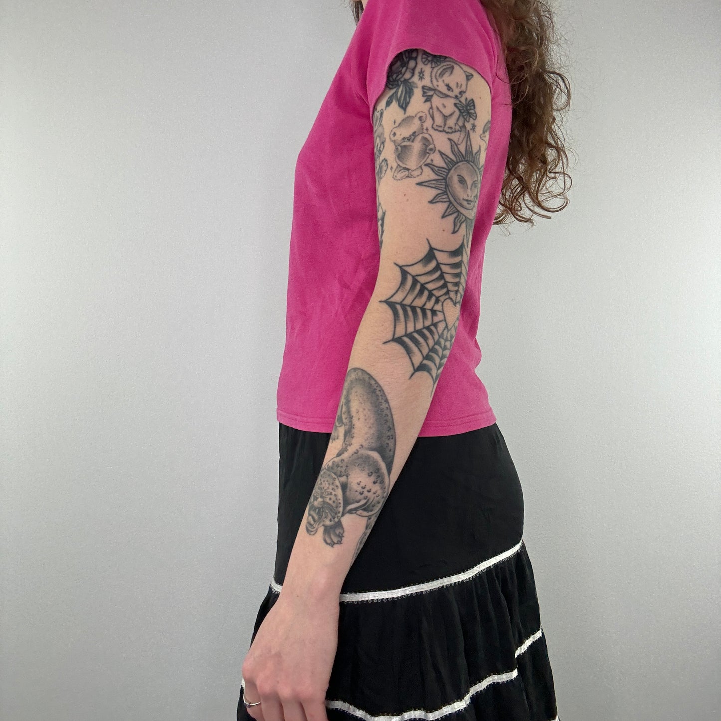 Y2K vintage happy slogan baby tee top