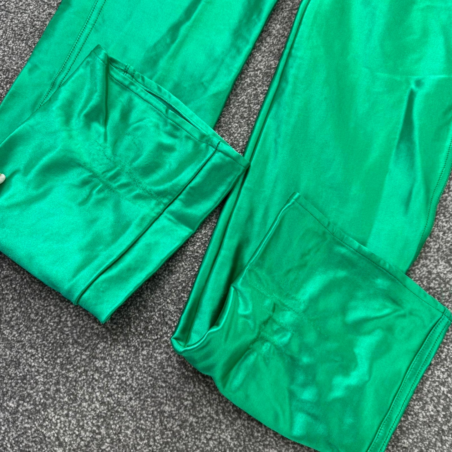 True vintage Peter Golding disco pants trousers stretchy satin shiny