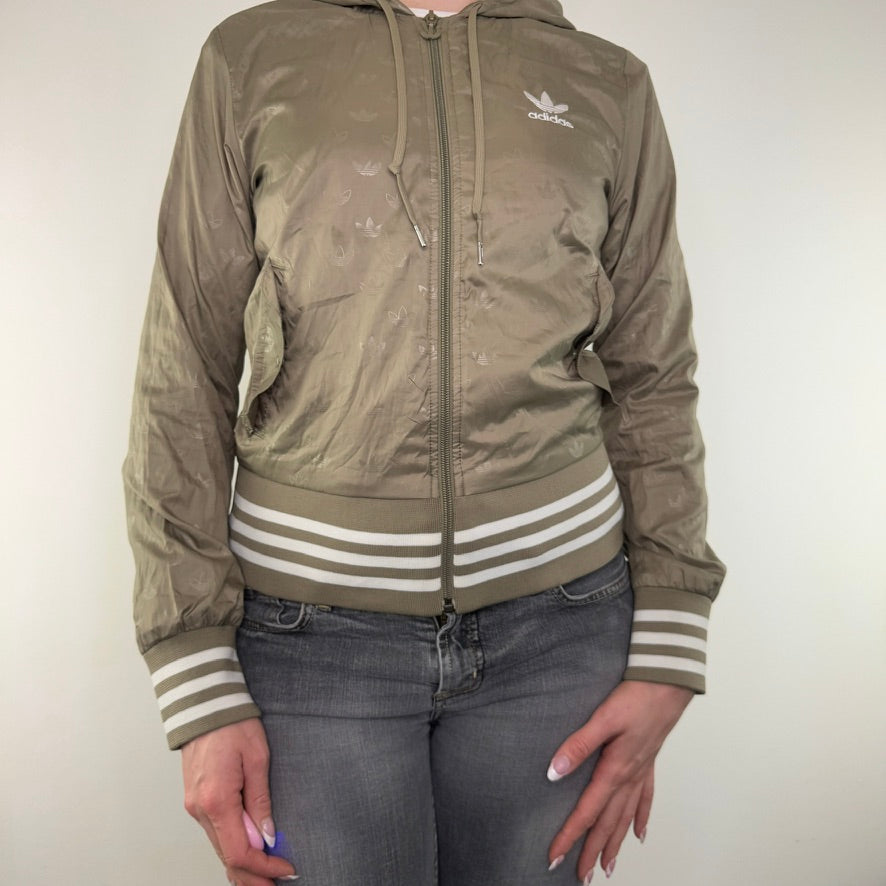 Y2K vintage Adidas zip up lightweight hoodie jacket