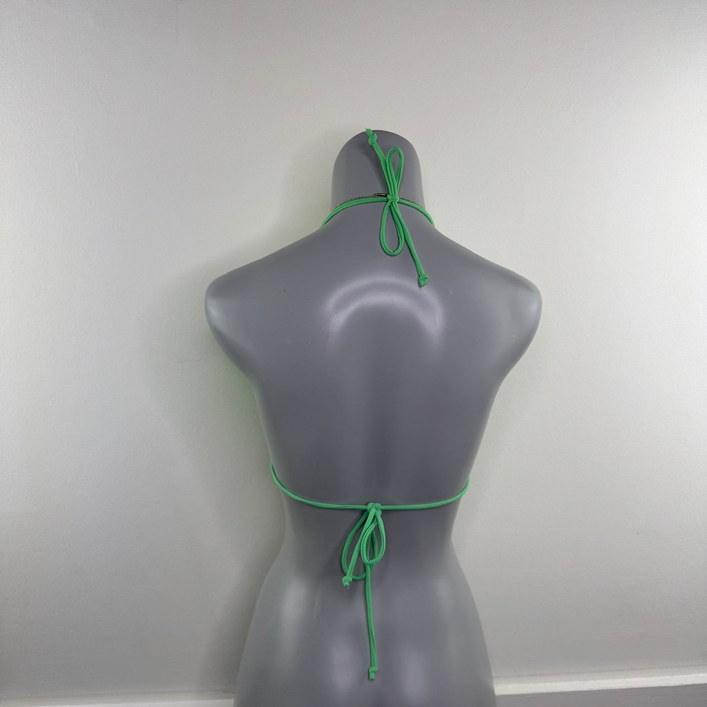 Y2K vintage halter neck bikini top