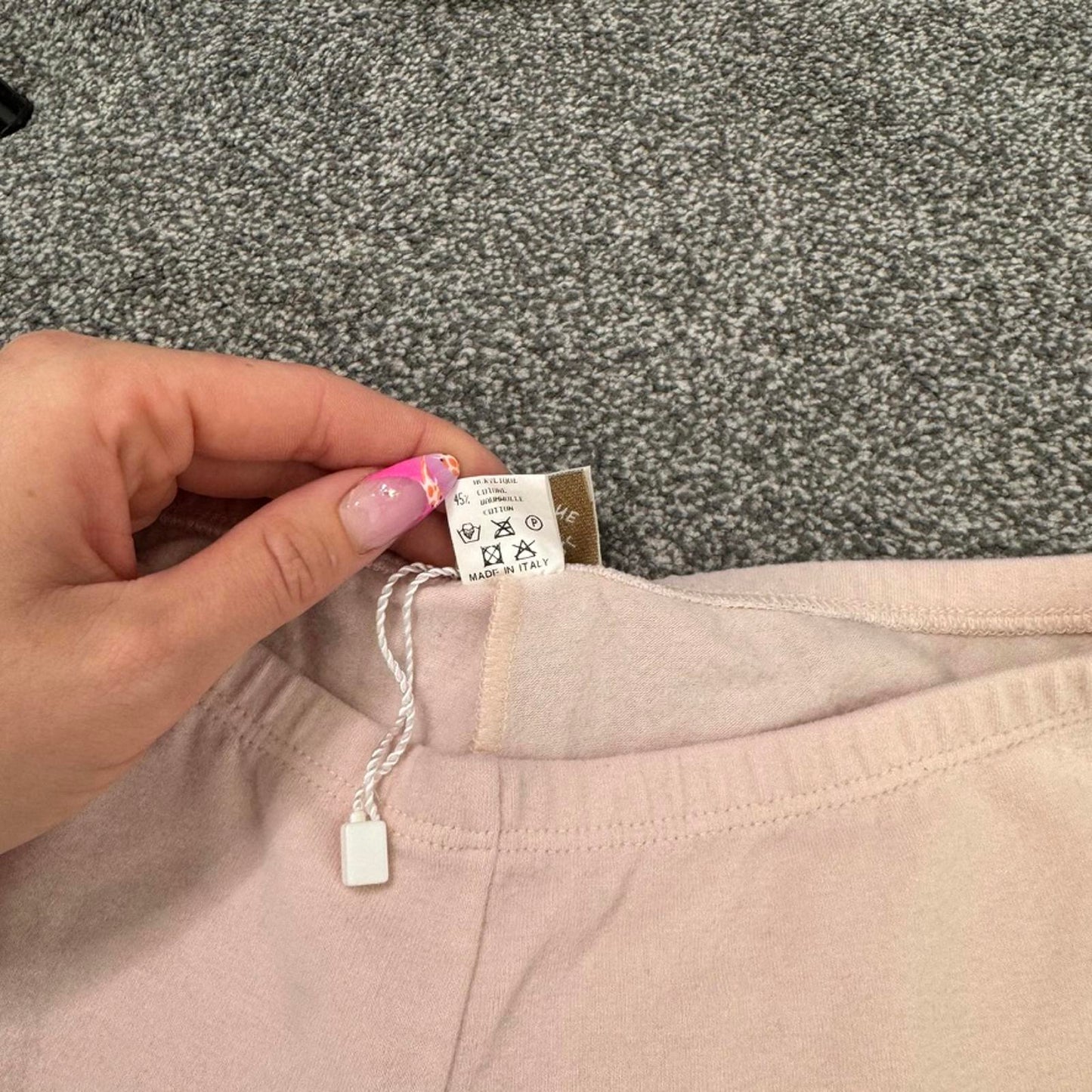 Y2K vintage Blugirl Blumarine low rise velour flared trousers rhinestone heart