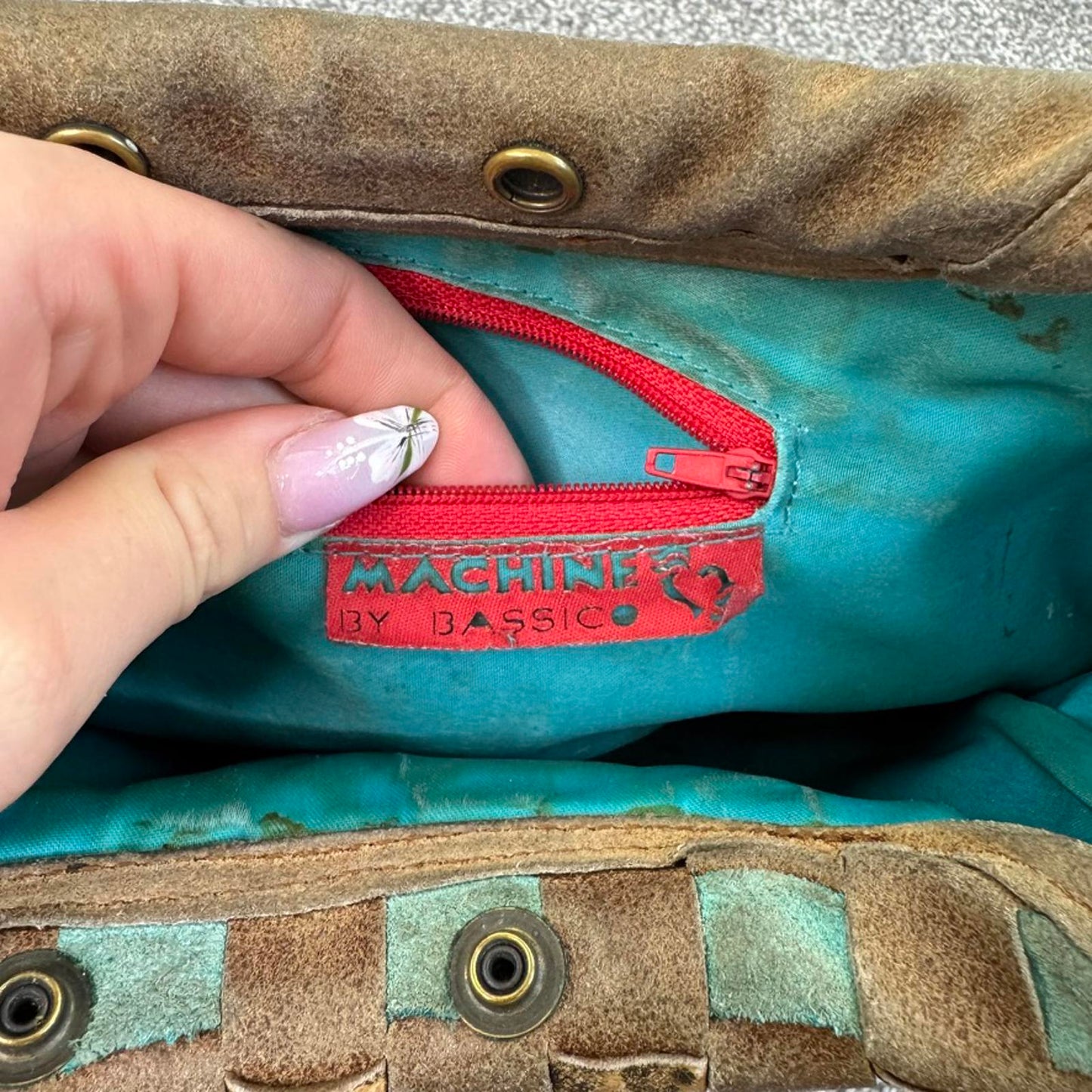 Y2K vintage suede shoulder bag woven leopard print denim pink blue brown