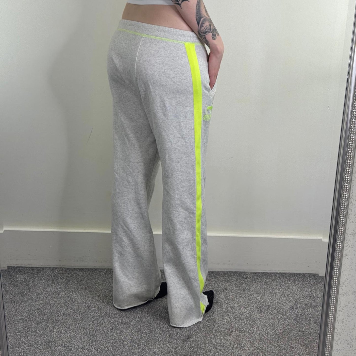 Vintage Victoria's Secret PINK joggers tracksuit bottoms baggy wide leg