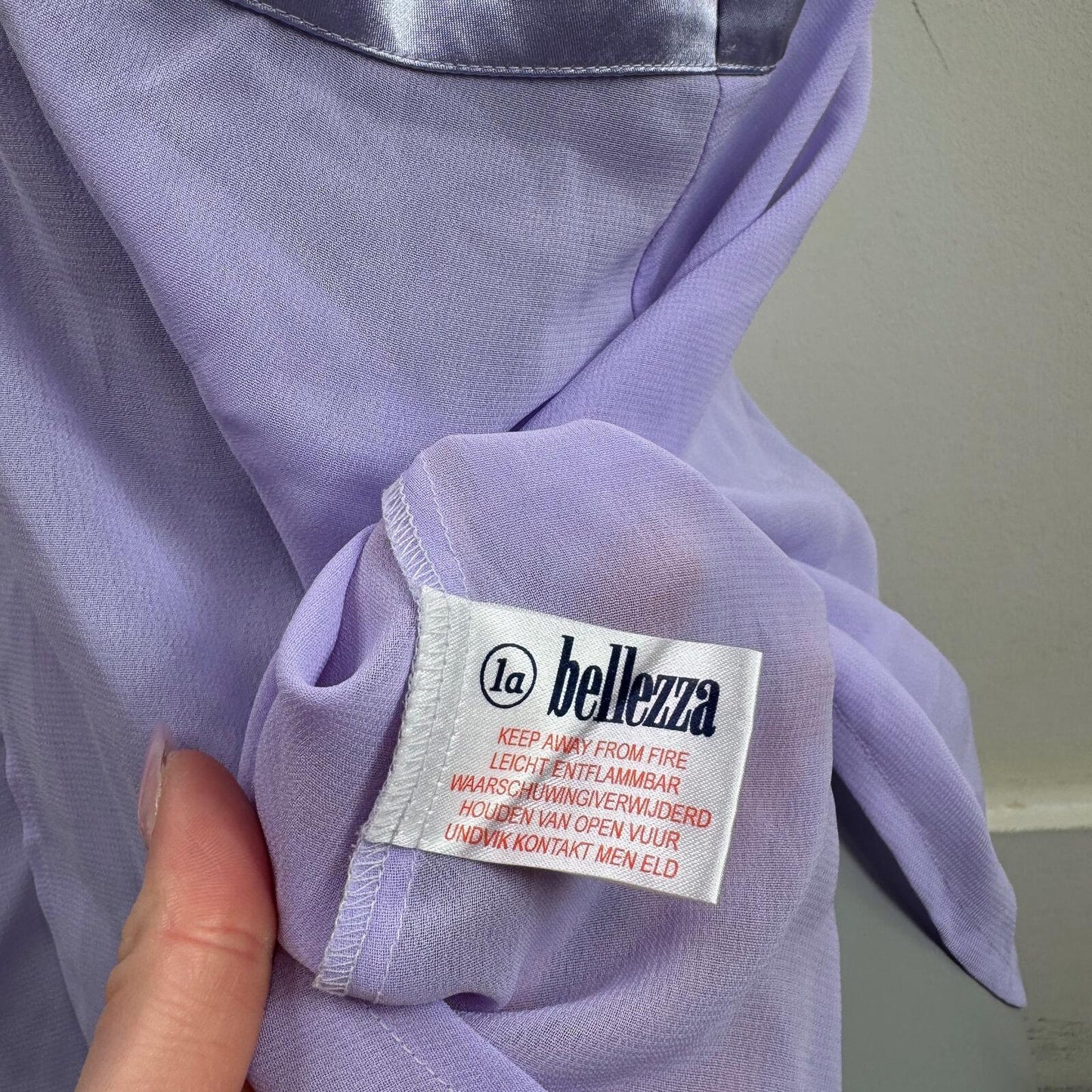 Y2K vintage babydoll top sheer satin bow lilac purple flowy open front strappy