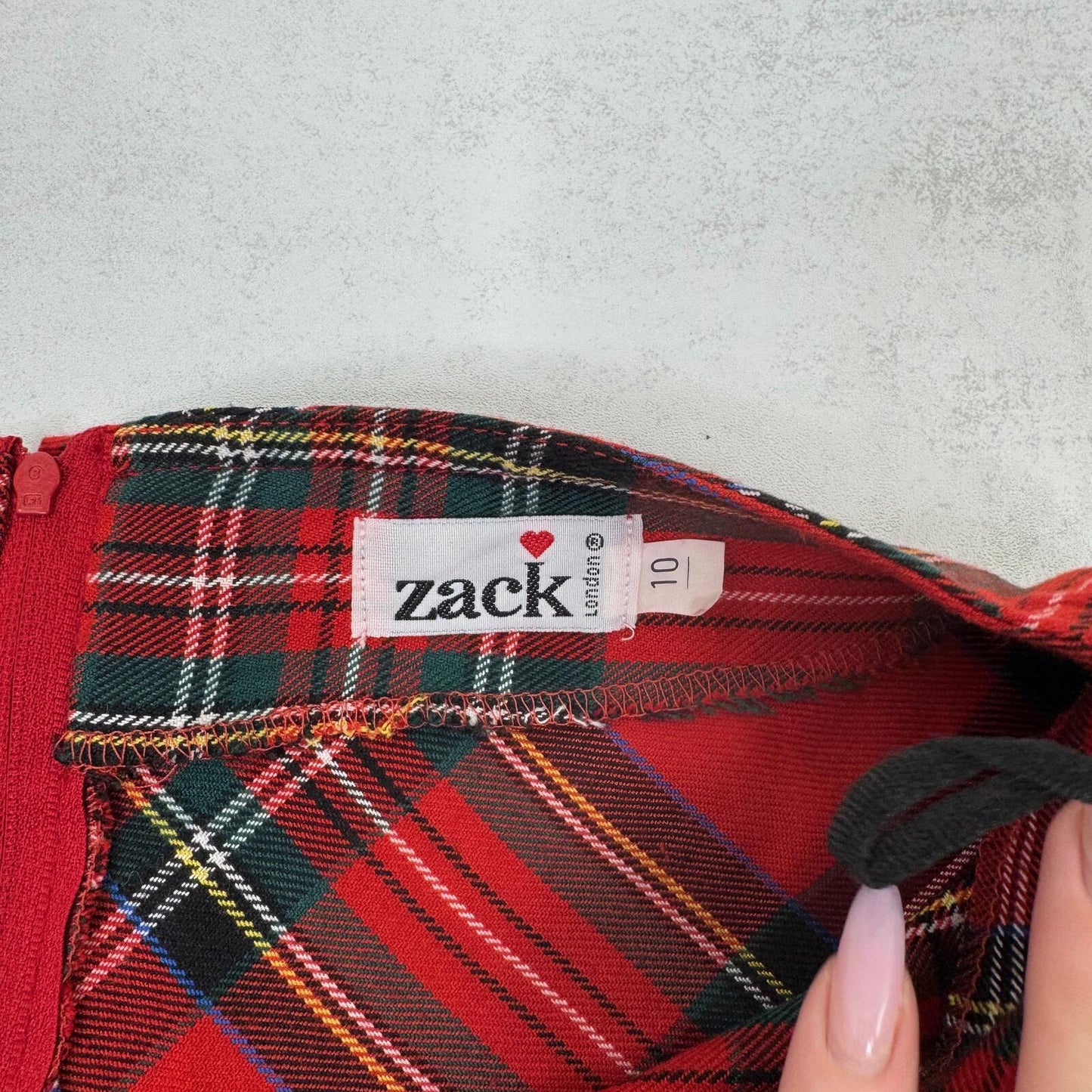 Y2K vintage low rise mini skirt wool blend tartan pleated check print stretchy