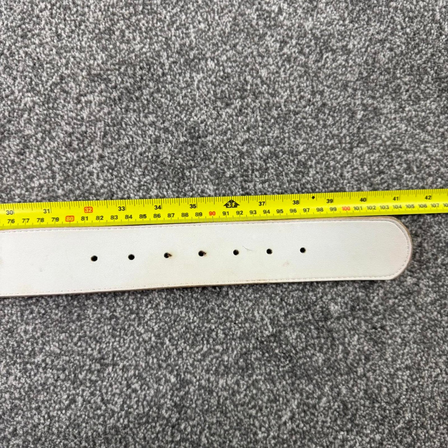 Y2K vintage faux patent leather butterfly belt rhinestone baby pink shiny