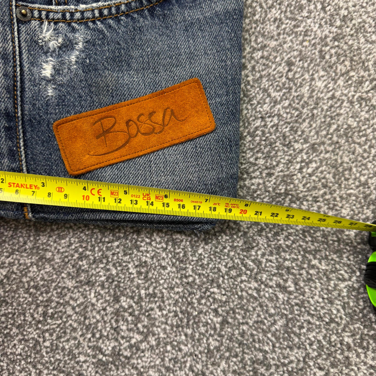 Y2K vintage A5 denim binder notebook notepad college work uni school