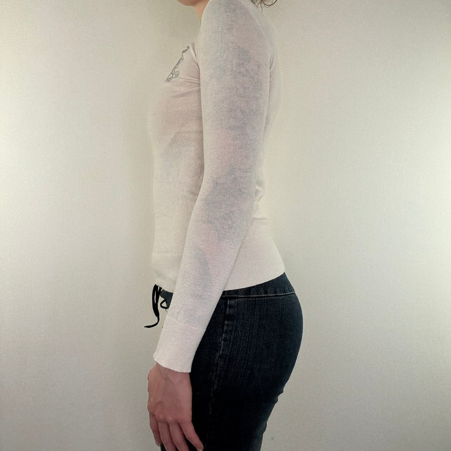 Y2K vintage Ralph Lauren fine knit long sleeve top