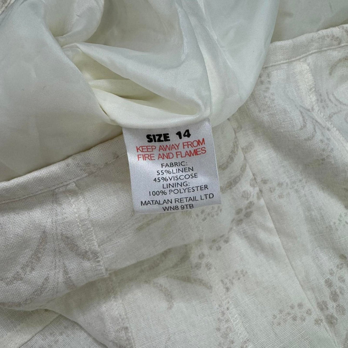 Y2K vintage linen blend maxi skirt floral pattern sequin beaded a line pleated