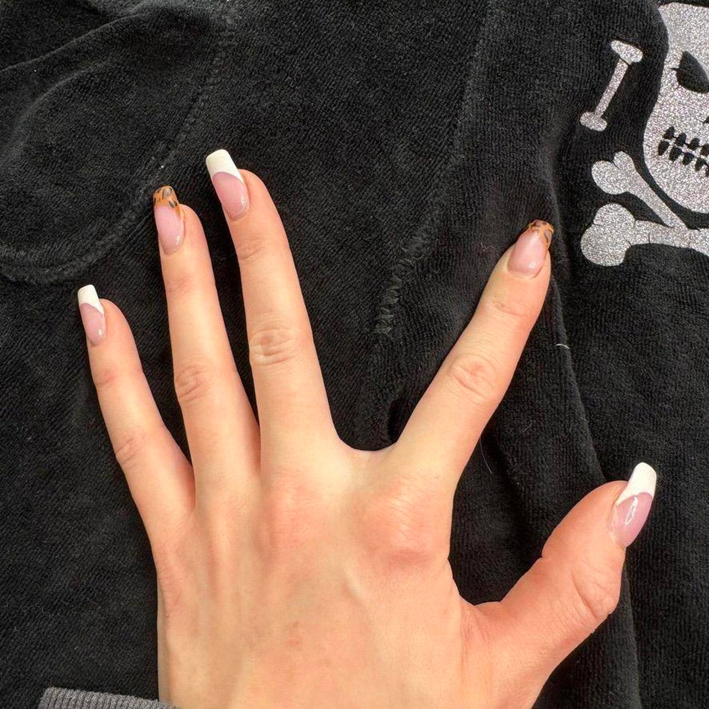 Y2K vintage low rise velour sparkly capri joggers pirate skull cropped