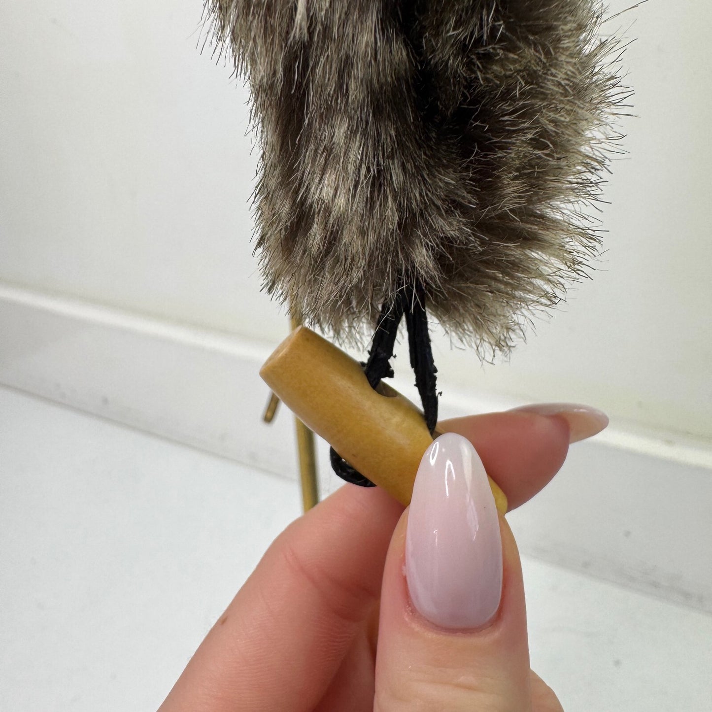 Y2K vintage trapper hat faux fur dark brown unisex