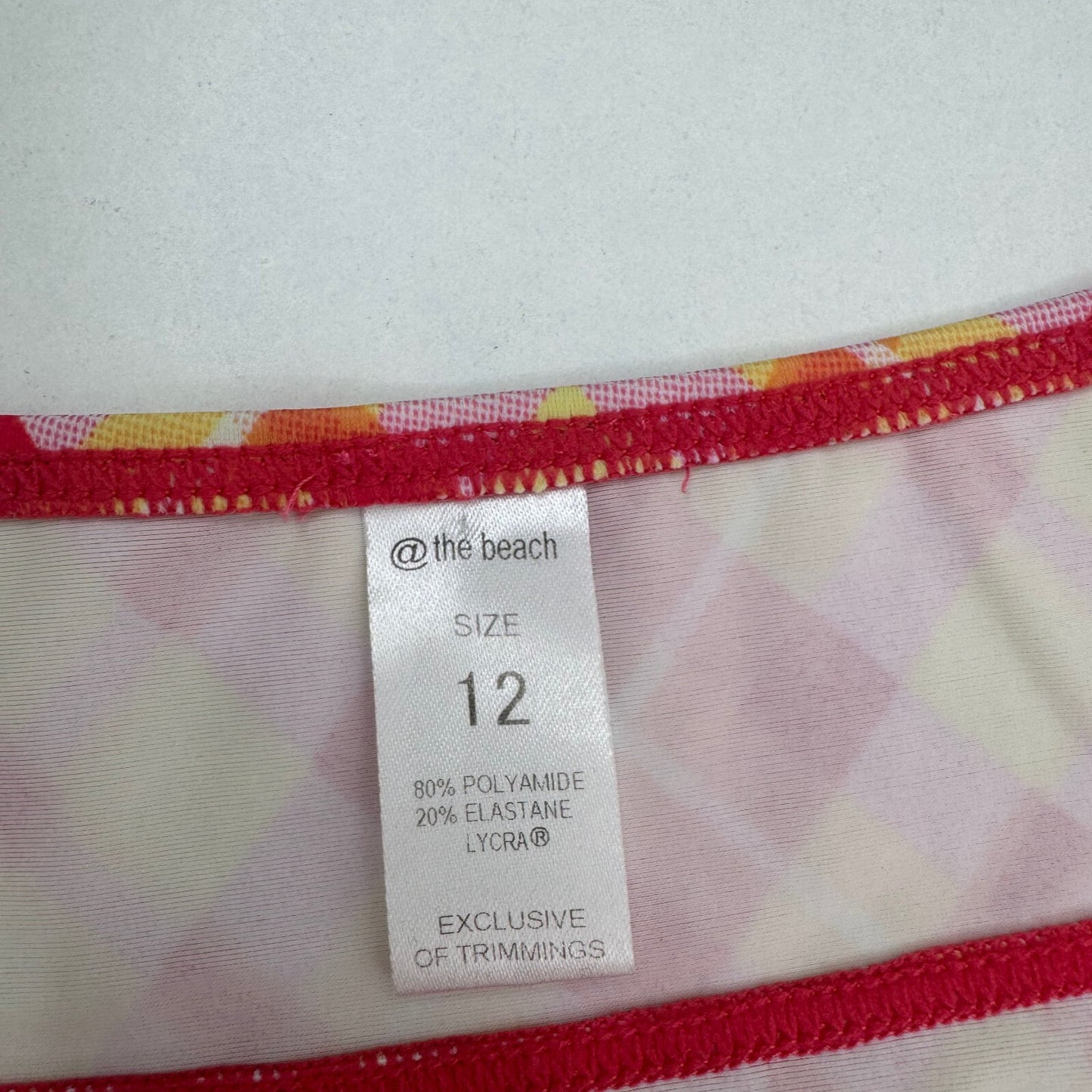 Y2K vintage swim mini skirt cover up tartan check print