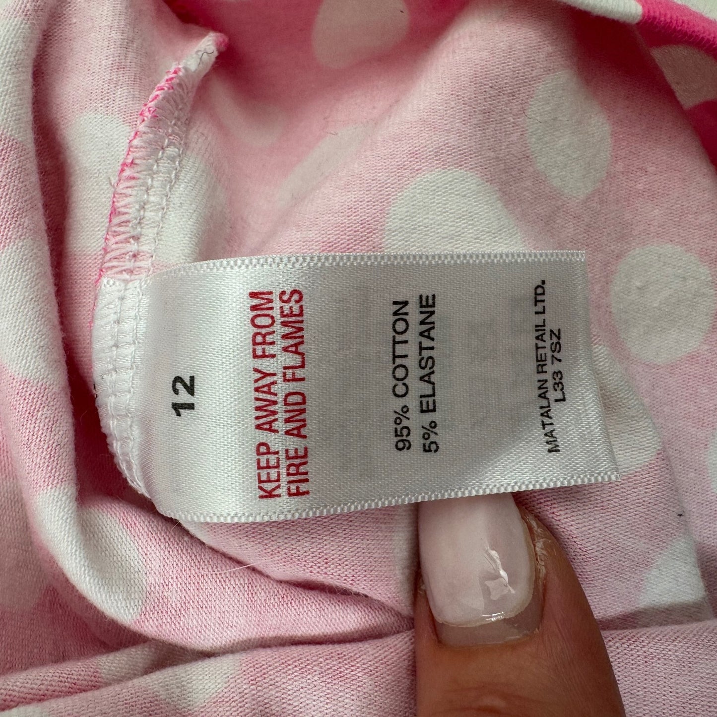 Y2K vintage polka dot strapless top pink white boob tube with bust support
