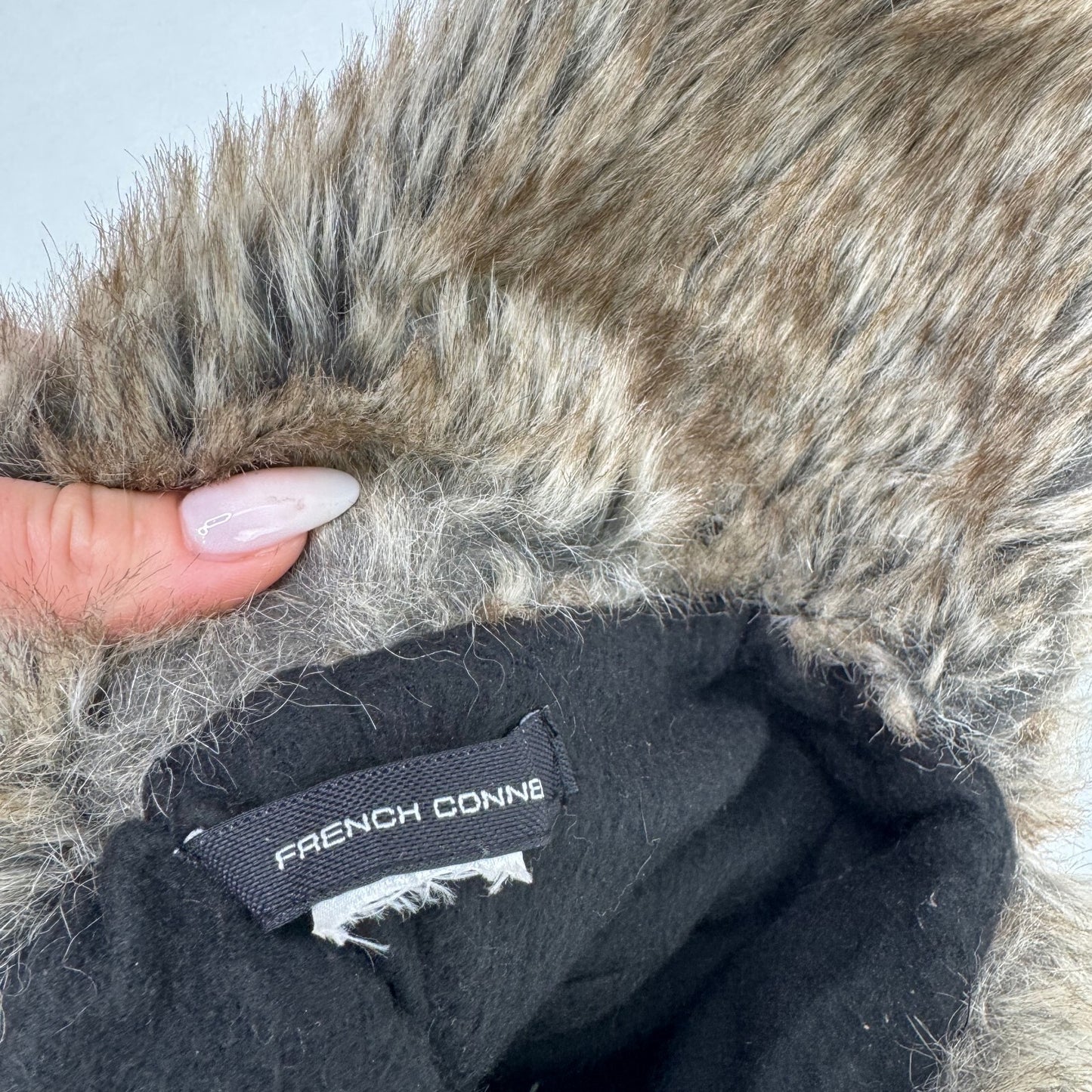 Y2K vintage trapper hat faux fur pom poms fleece lined unisex