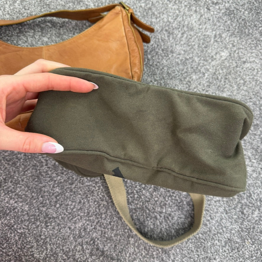 Y2K vintage FCUK canvas mini handbag