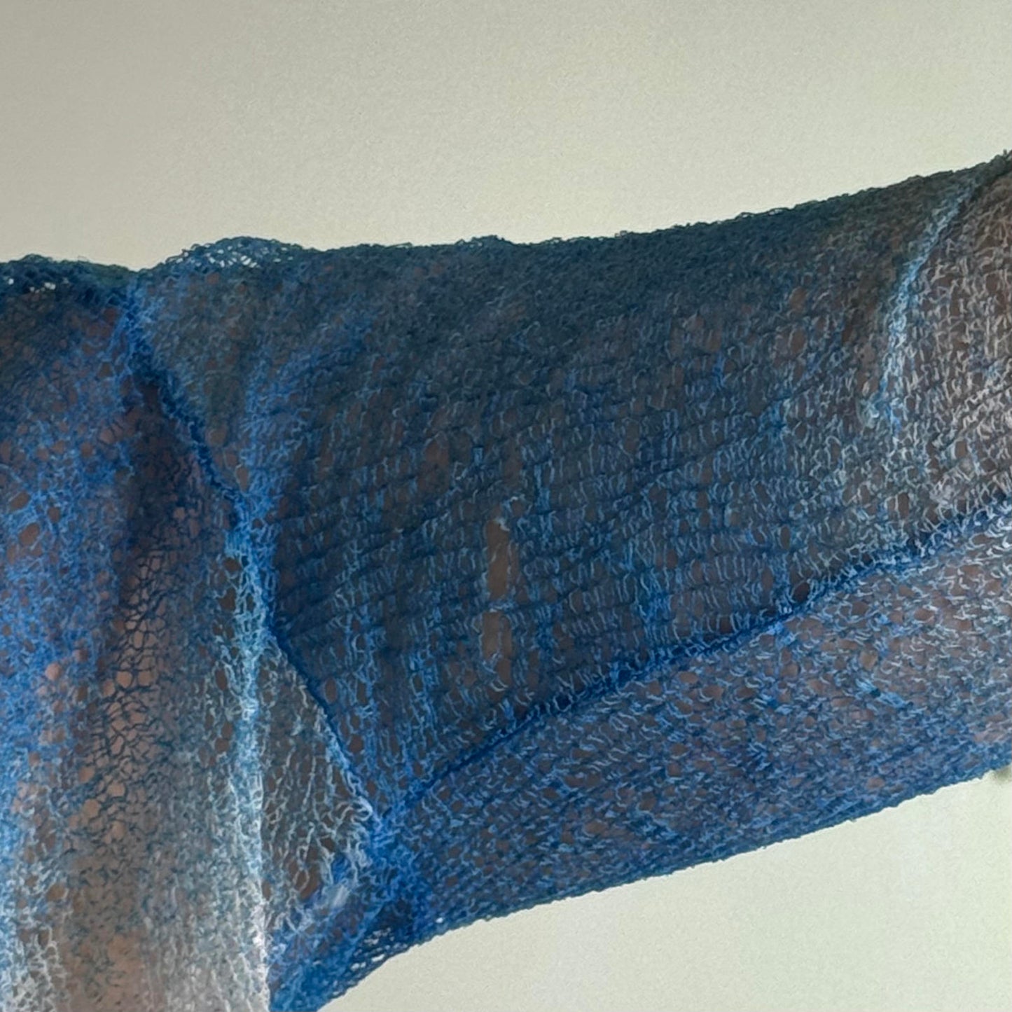 Y2K vintage ombre sheer fine knit cardigan shrug open front 3/4 sleeve