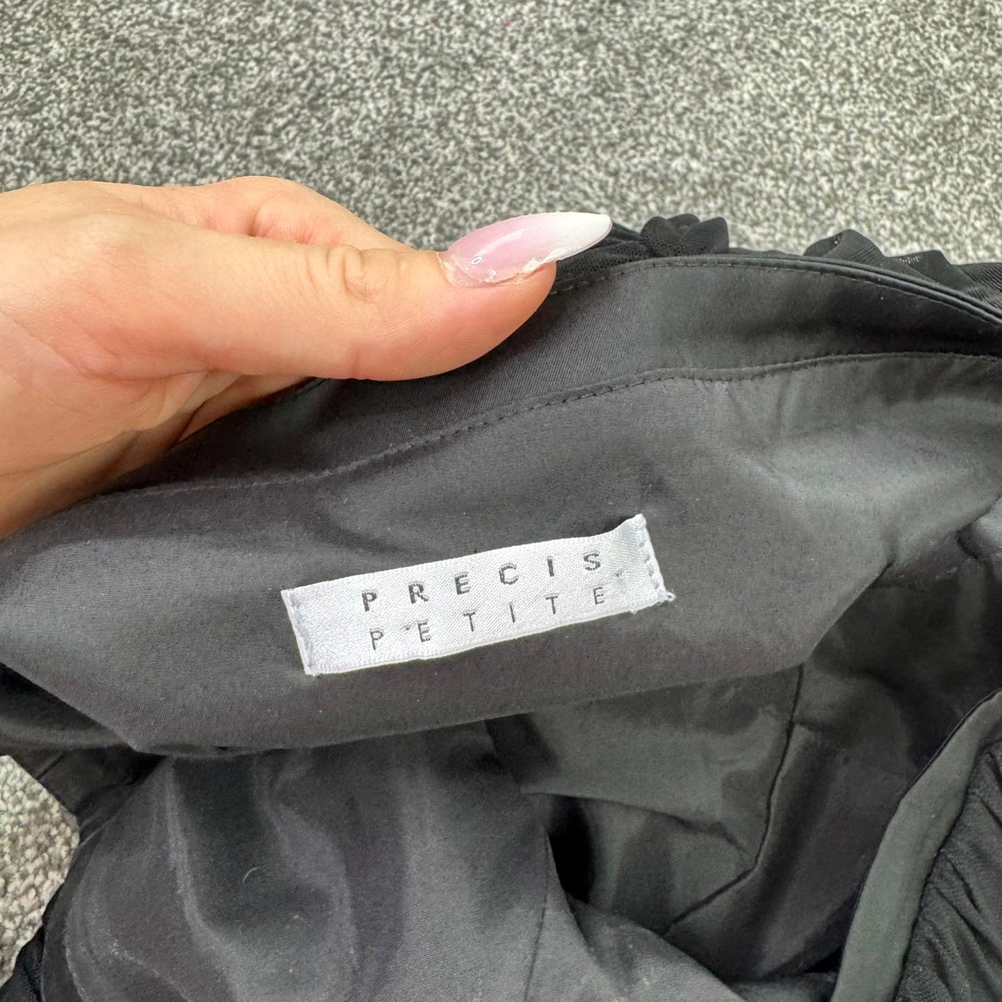 Y2K vintage ruched mesh top bustier black strappy straight neckline