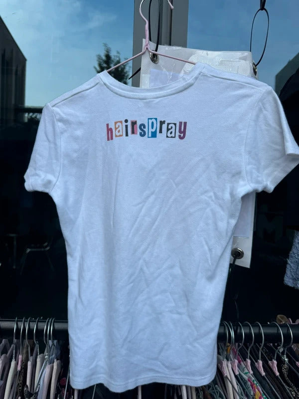 Y2K vintage Hairspray musical t shirt I love link