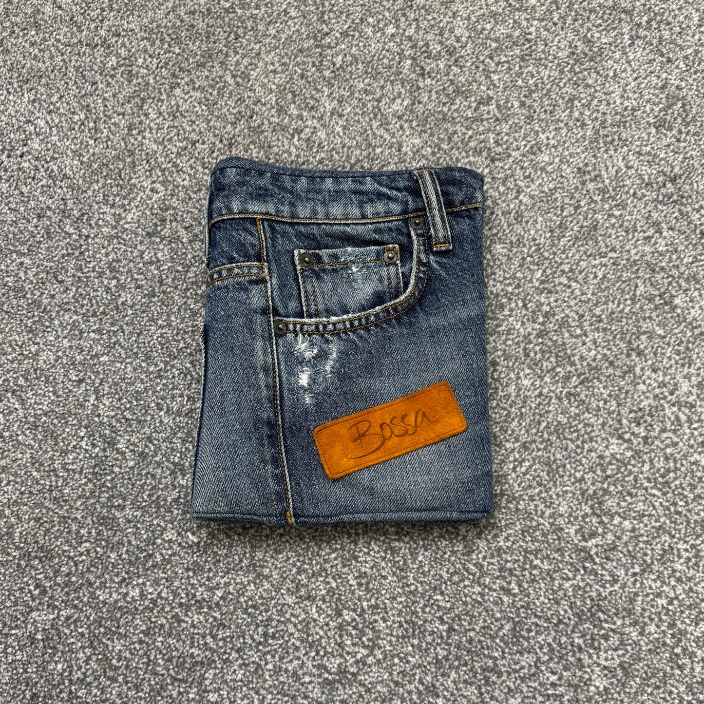 Y2K vintage A5 denim binder notebook notepad college work uni school