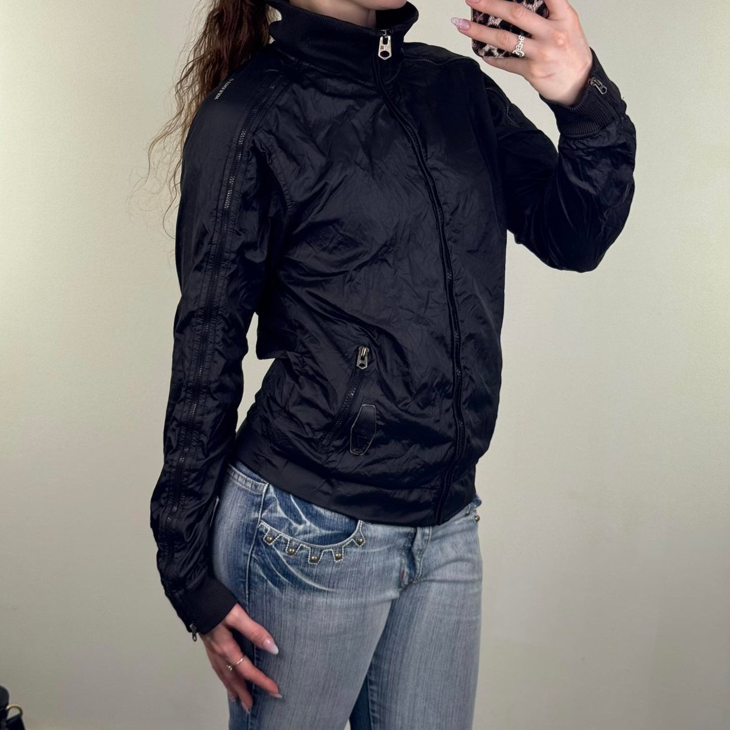 Y2K vintage G-Star Raw lightweight men's jacket zip up utility archive high neck