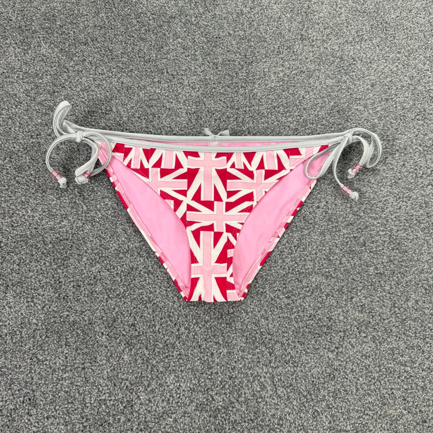 Y2K Union Jack bikini bottoms