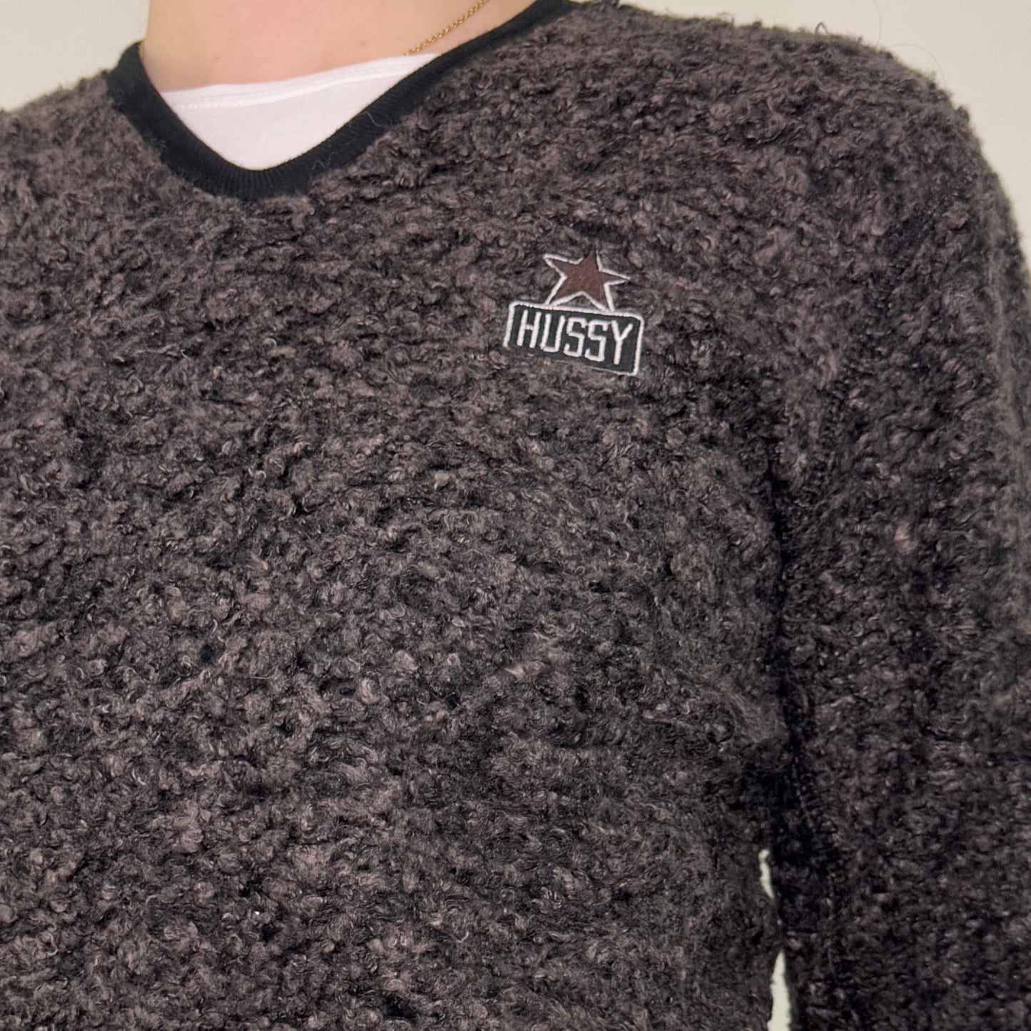 Y2K vintage pull over star jumper