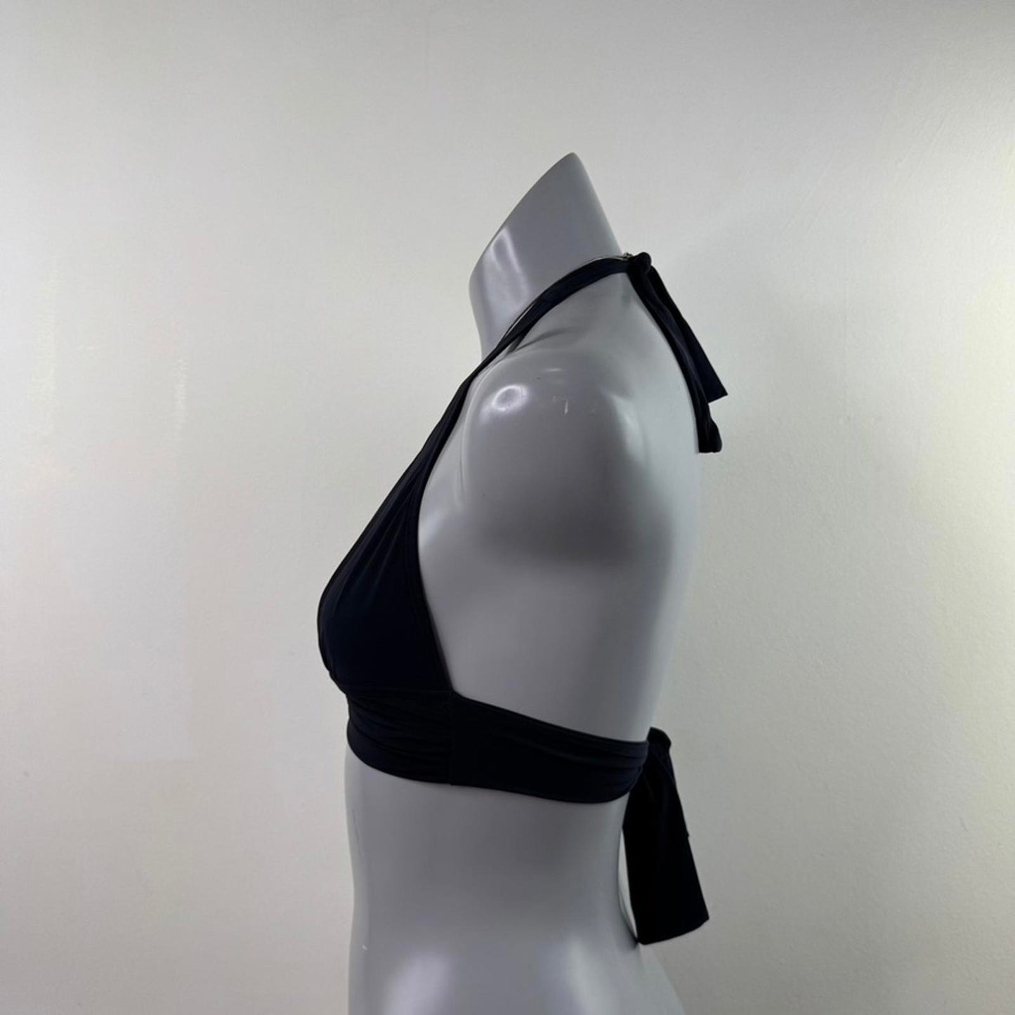 Y2K vintage halter halter neck swimwear bikini top gem tie bow