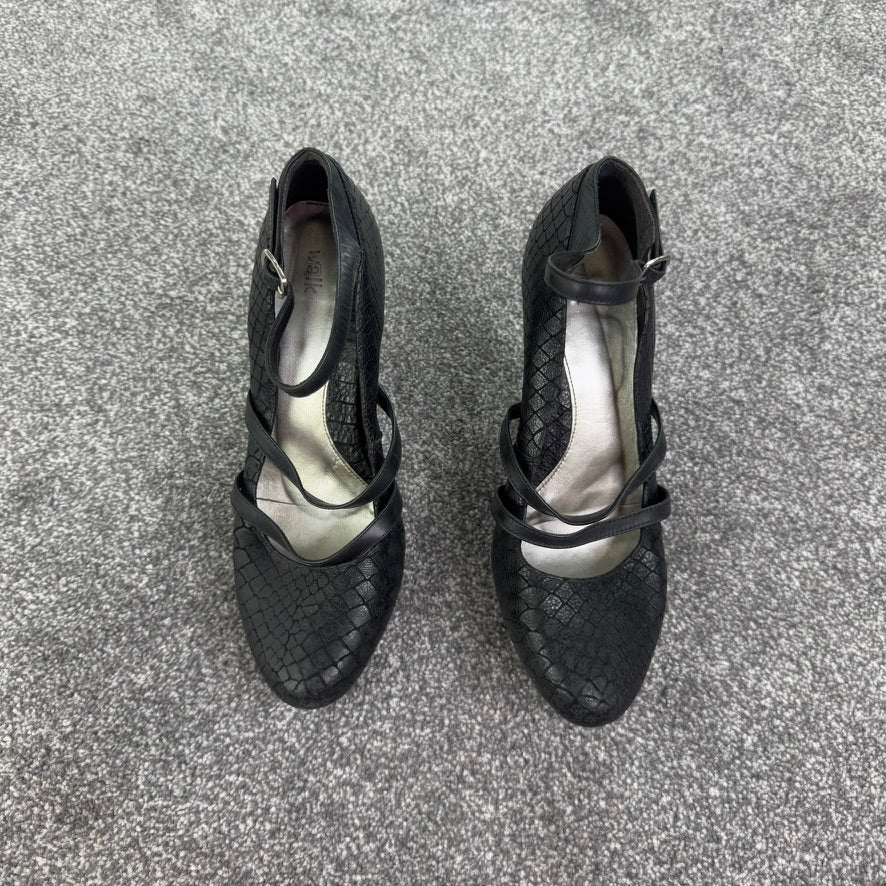 Y2K vintage archive leather platform high heels