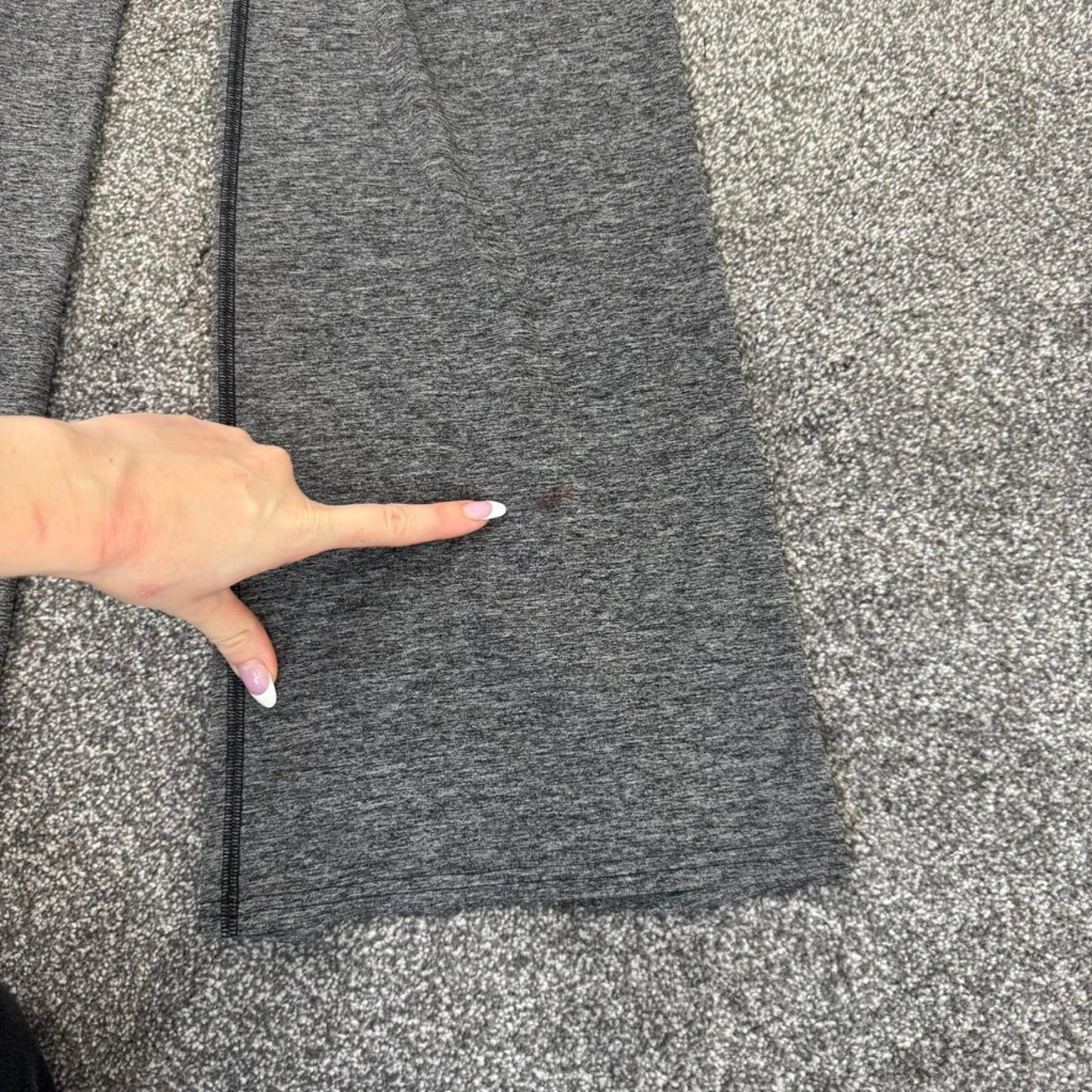 Gymshark marl grey flare leggings- brand new with defects