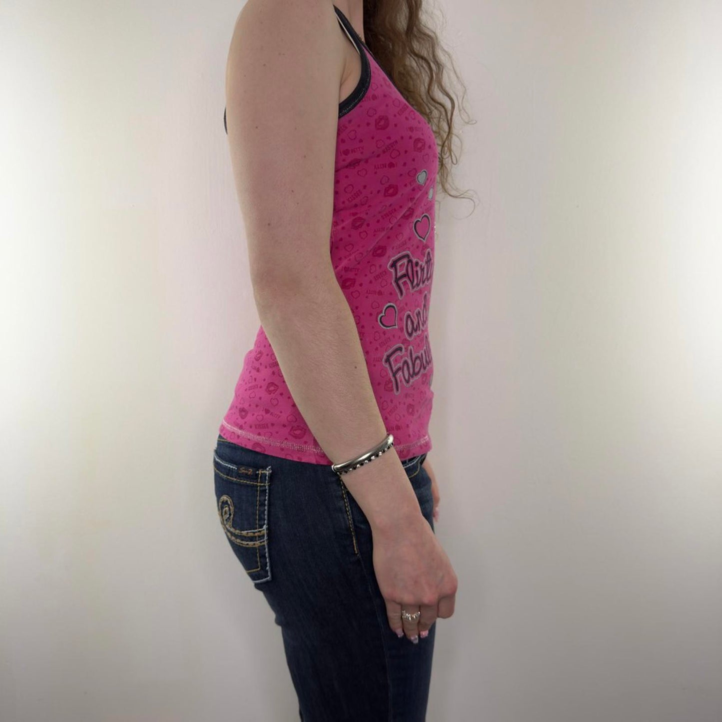 2010 Betty Boop graphic print tank top