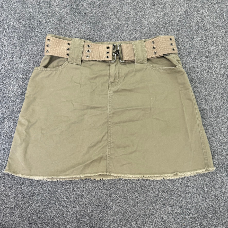 Y2K DKNY cargo mini skirt with belt