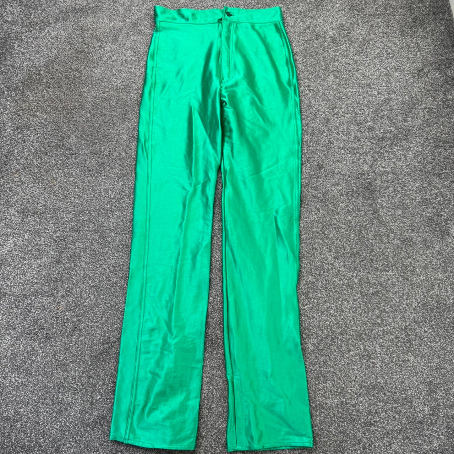 True vintage Peter Golding disco pants trousers stretchy satin shiny