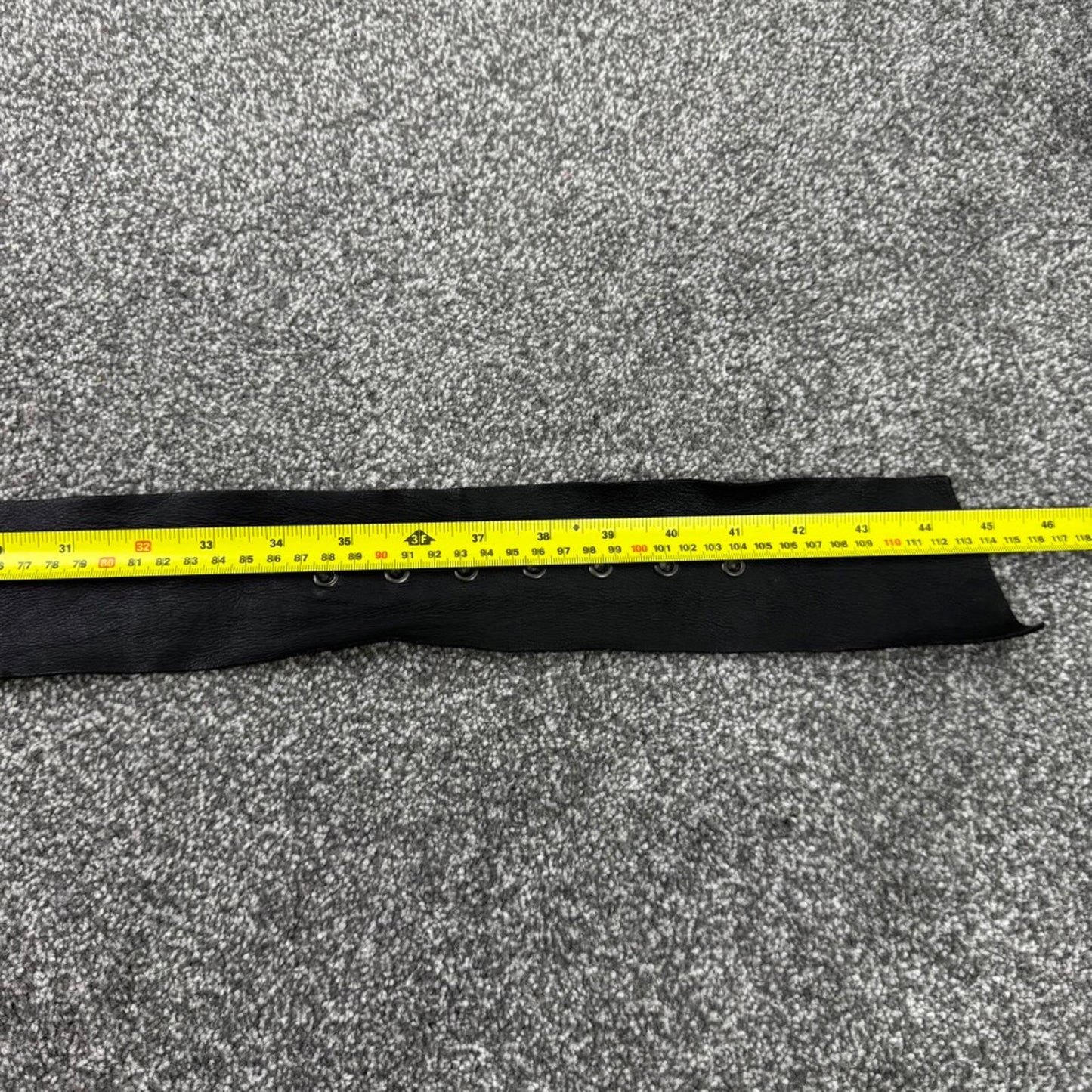 Y2K vintage Next genuine leather chunky belt oval buckle