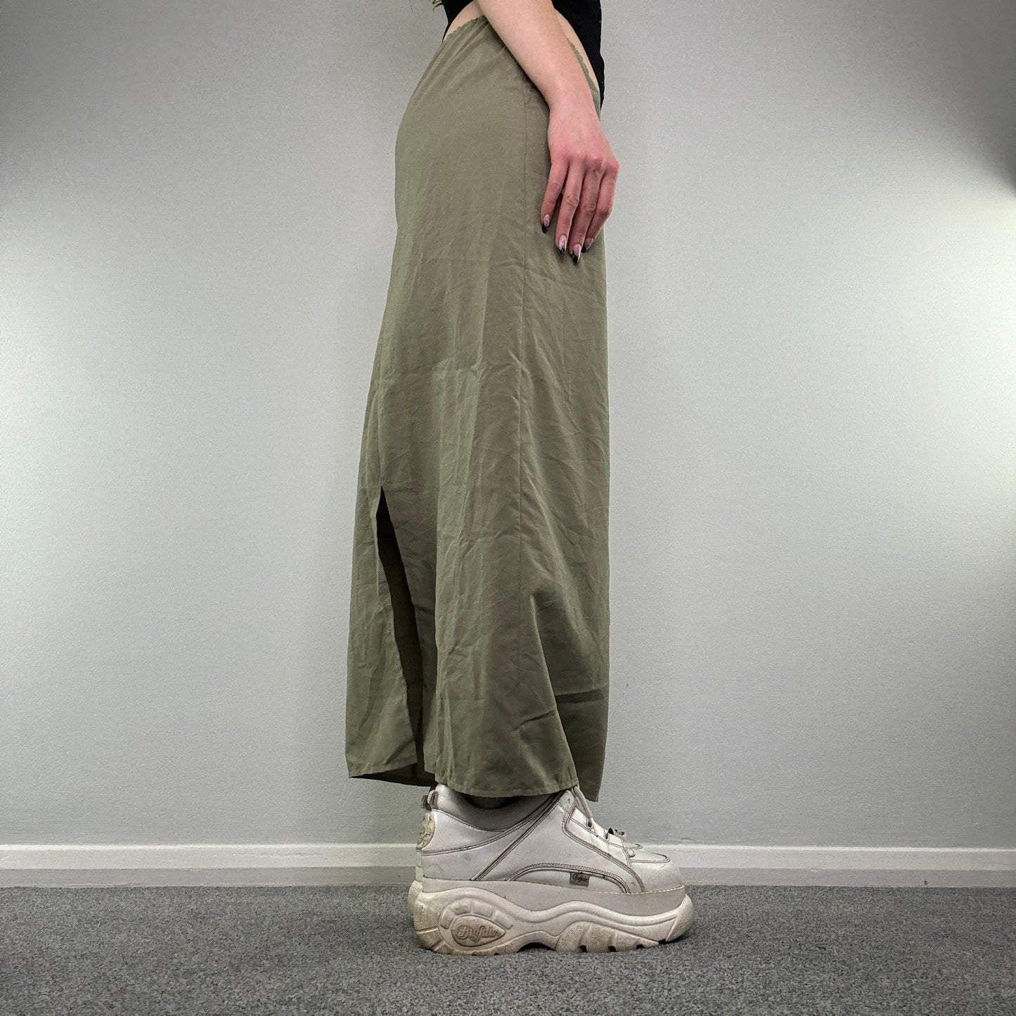 Y2K cargo maxi skirt