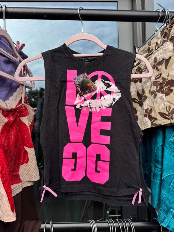 Y2K vintage reworked tank top