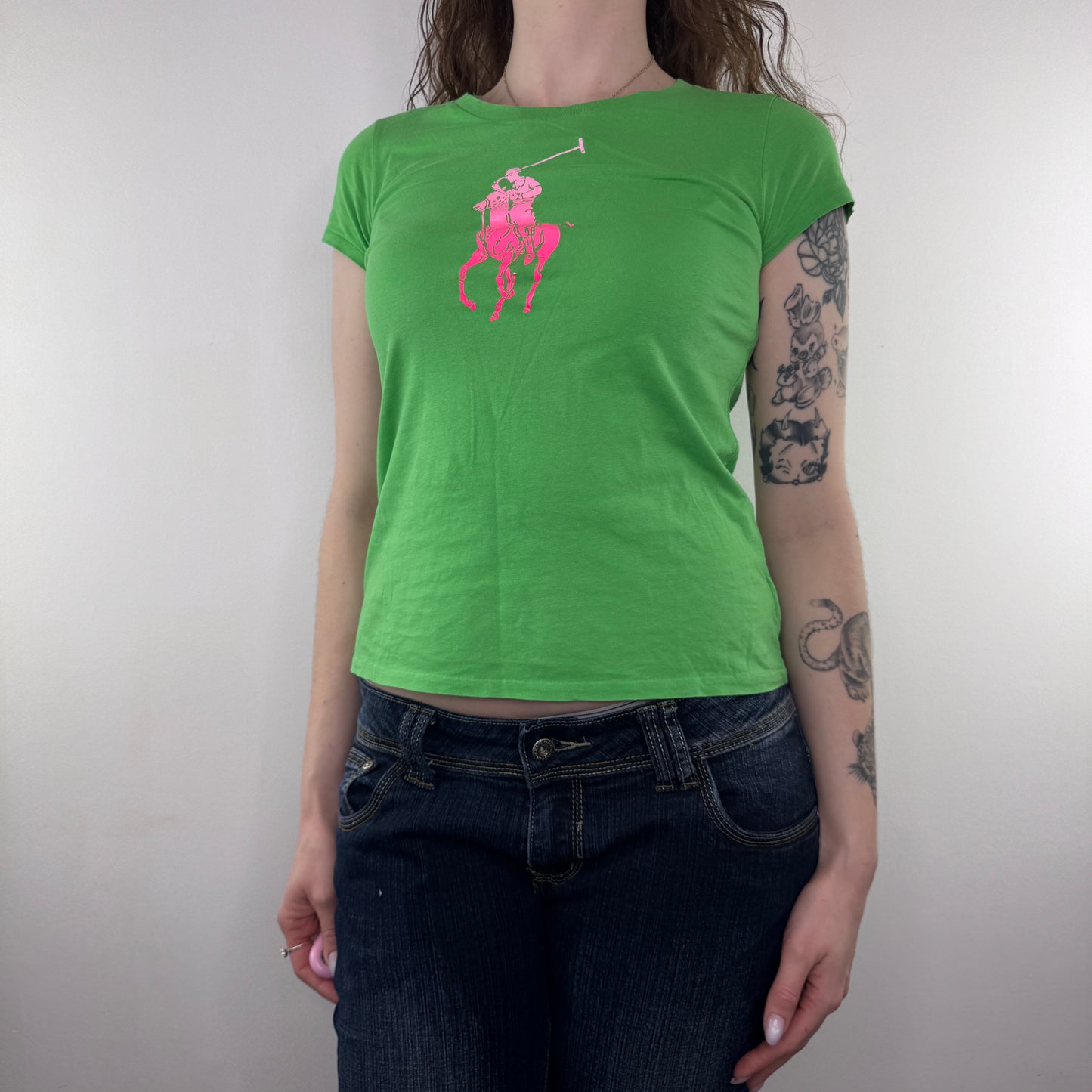 Y2K vintage Polo Ralph Lauren logo top