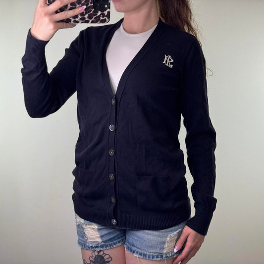 Ralph Lauren Polo Jeans Co button up cardigan V neck thin knit long sleeve