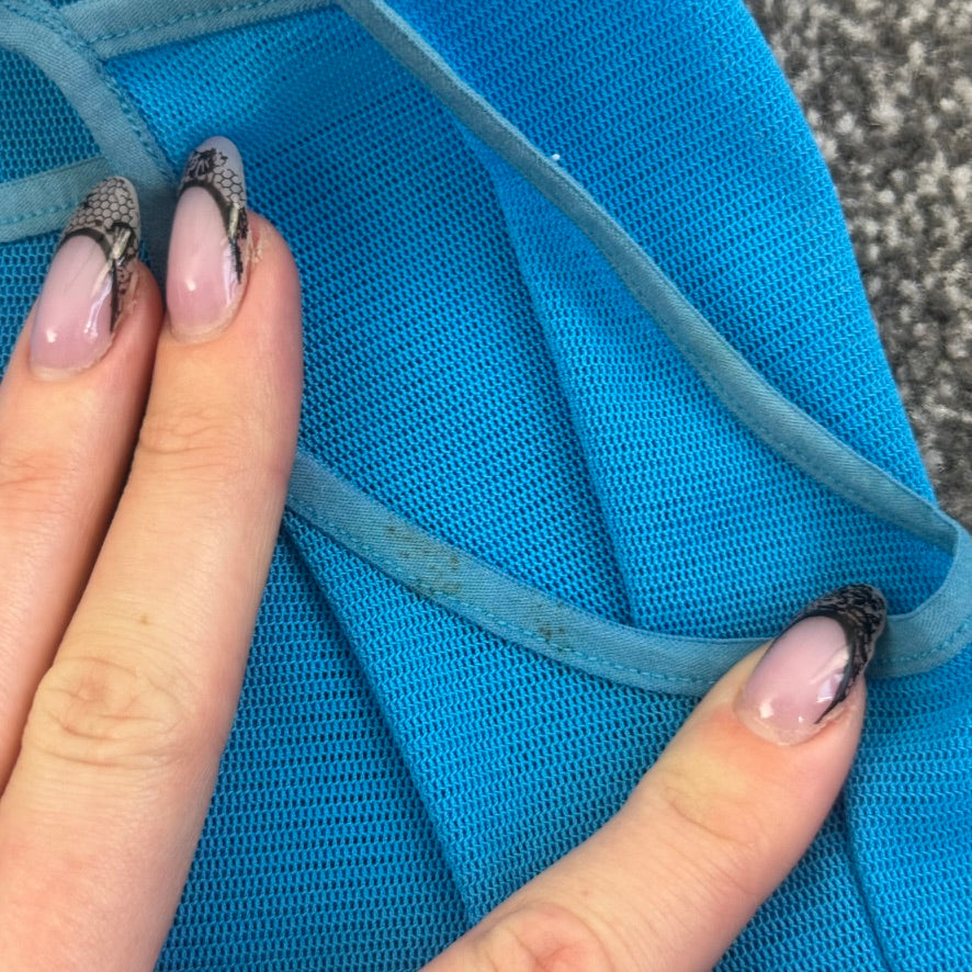 Issey Miyake Pleats Please mesh cami top