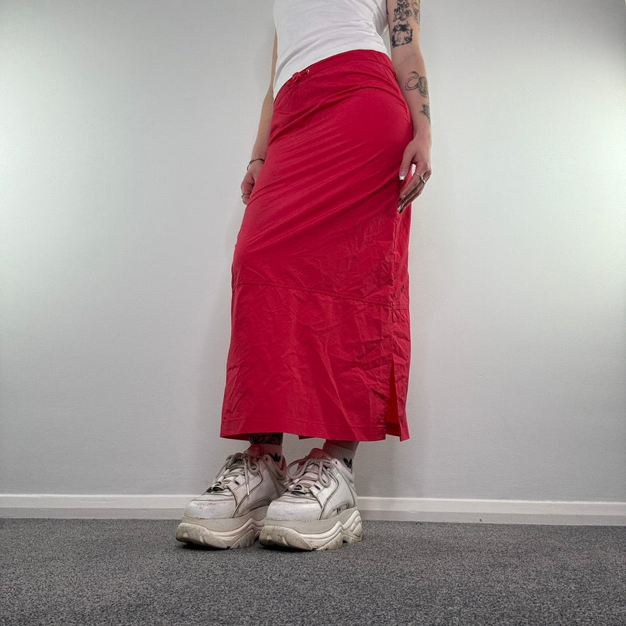 Y2K cargo maxi skirt