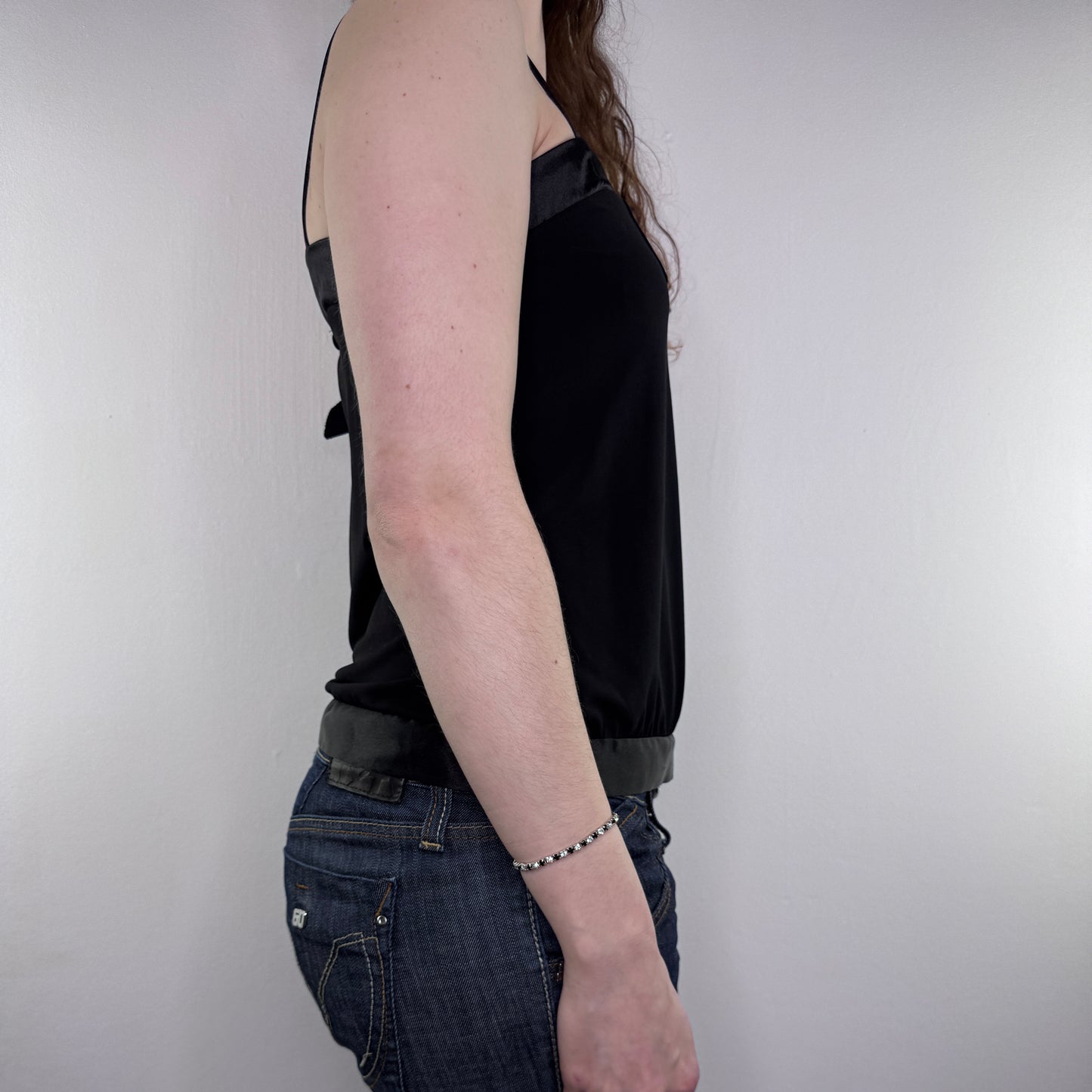 Y2K vintage bow cami top