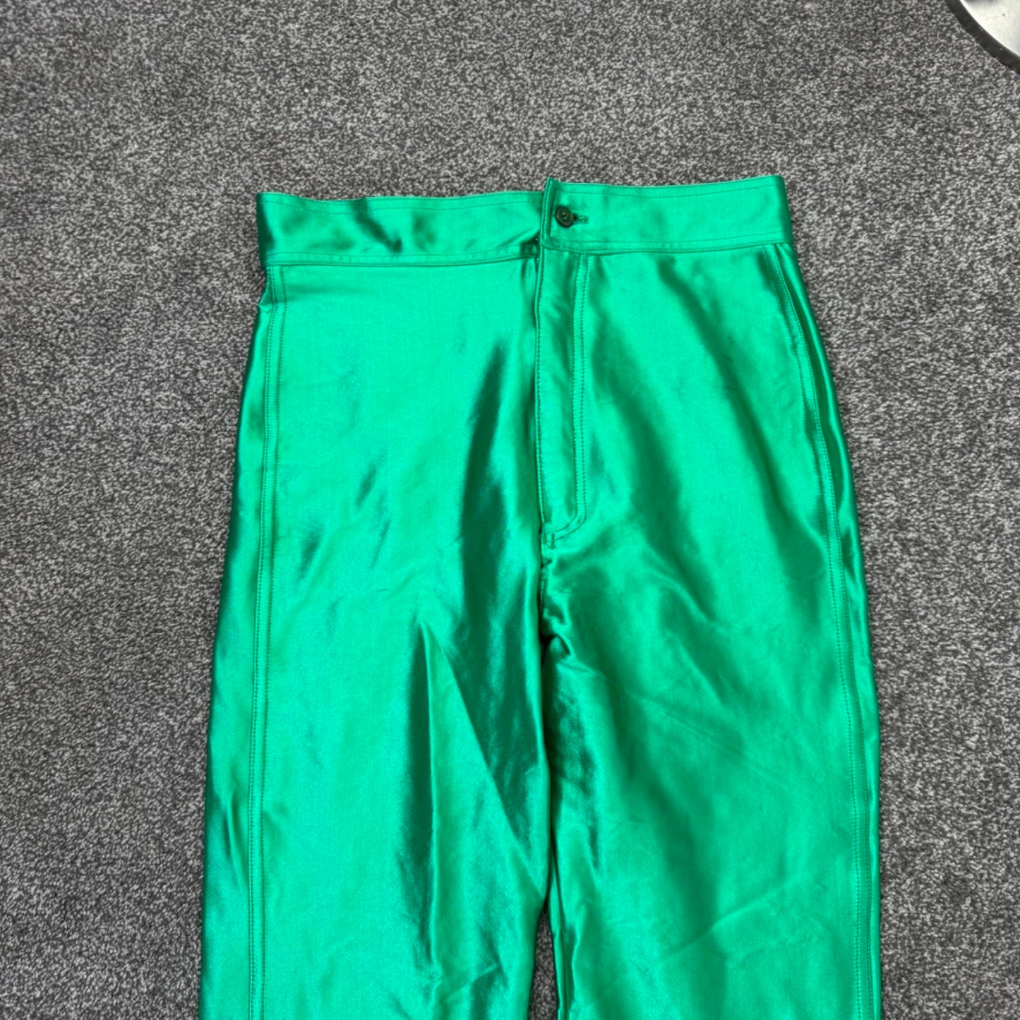 True vintage Peter Golding disco pants trousers stretchy satin shiny