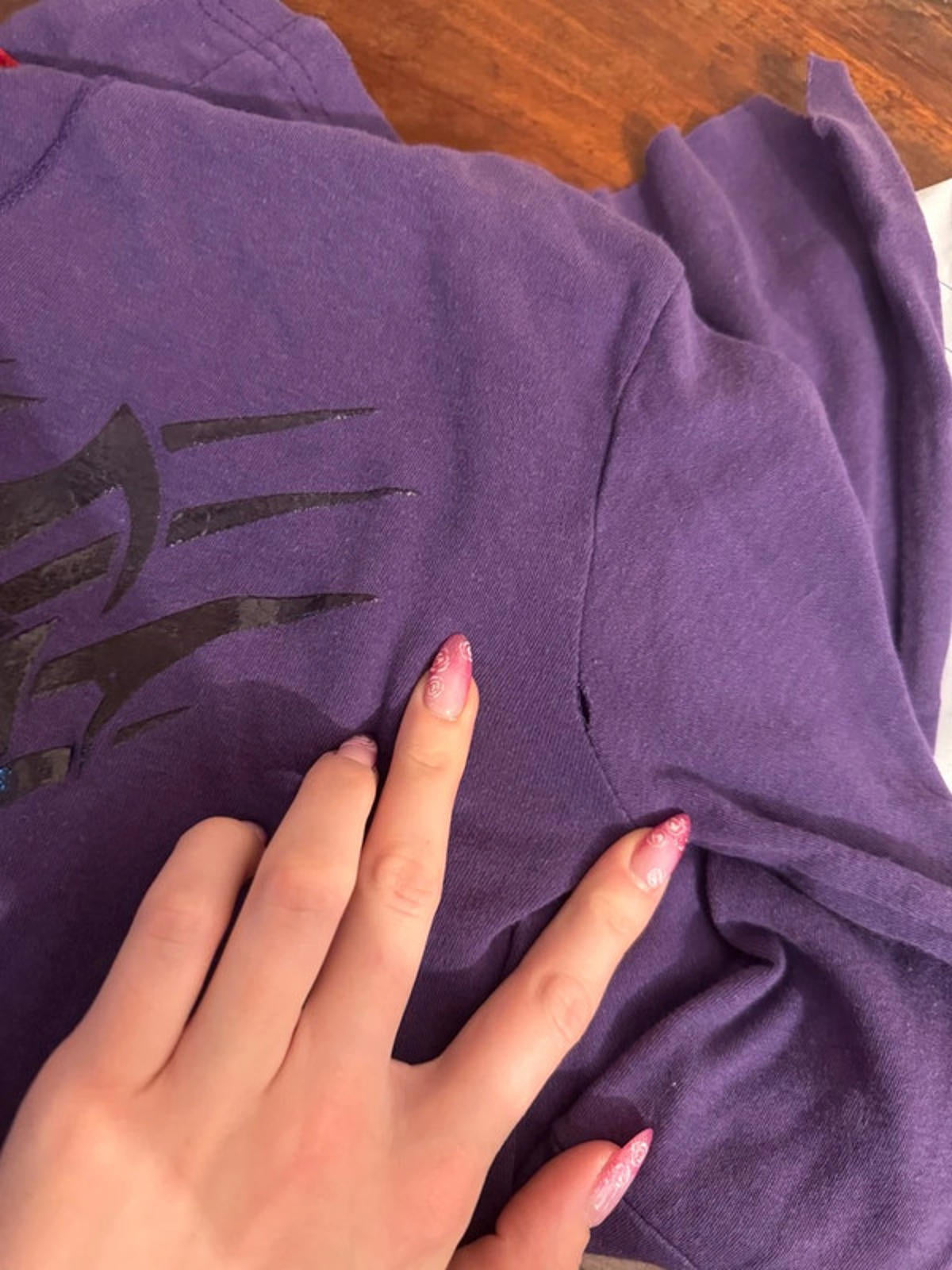 90s Y2K vintage tribal flare long sleeve top gothic alt rose collar