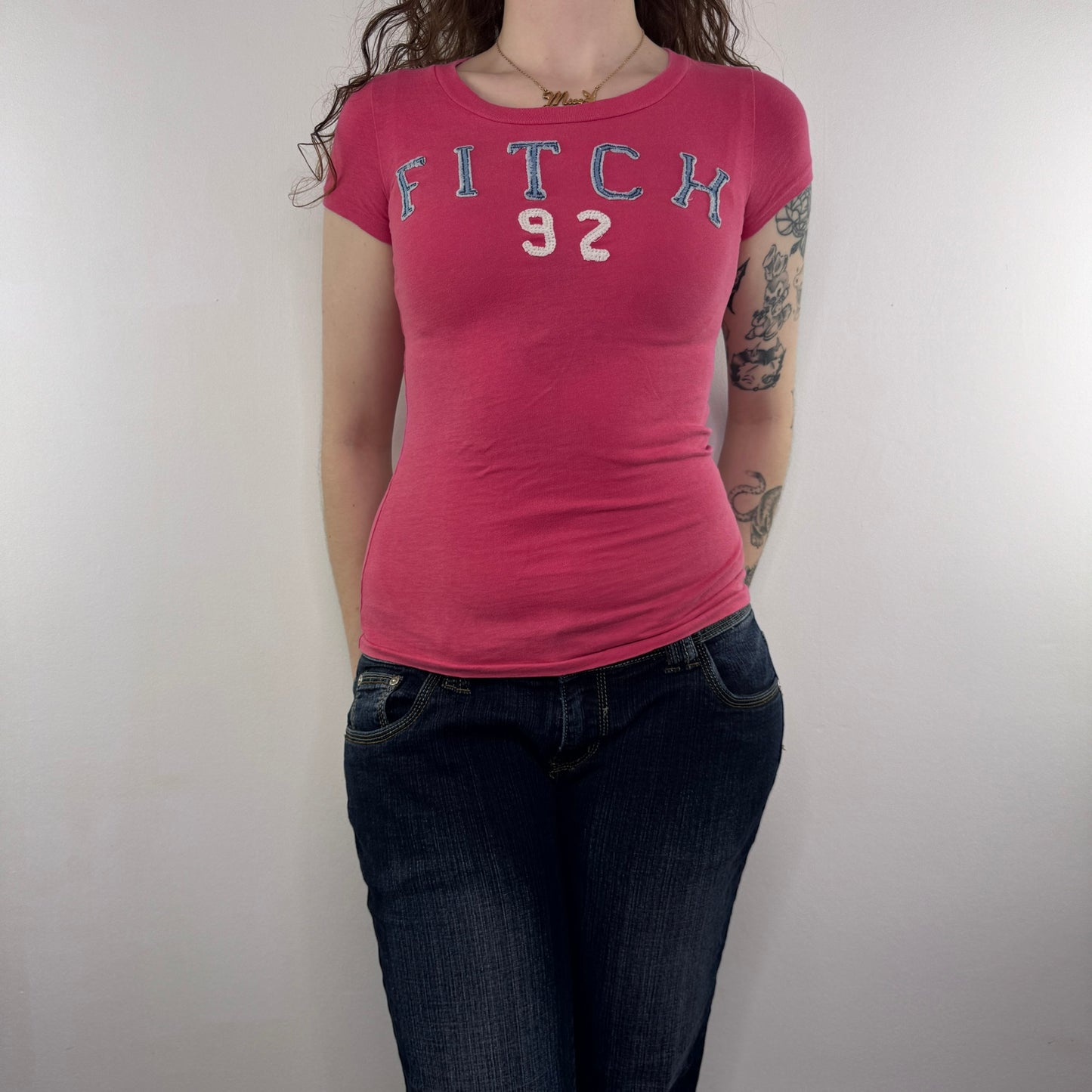 Y2K vintage Abercrombie & Fitch fitted top